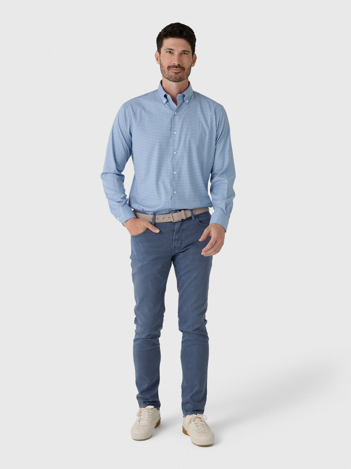 Peter Millar Crown Men's Liam Crown Soft Twill Sport Shirt