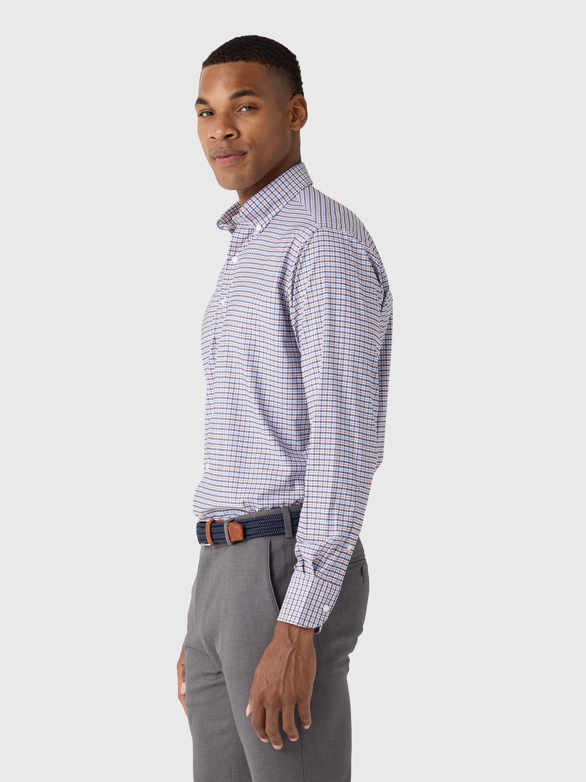 Peter Millar Crown Men's Wayne Performance Twill Sport Shirt