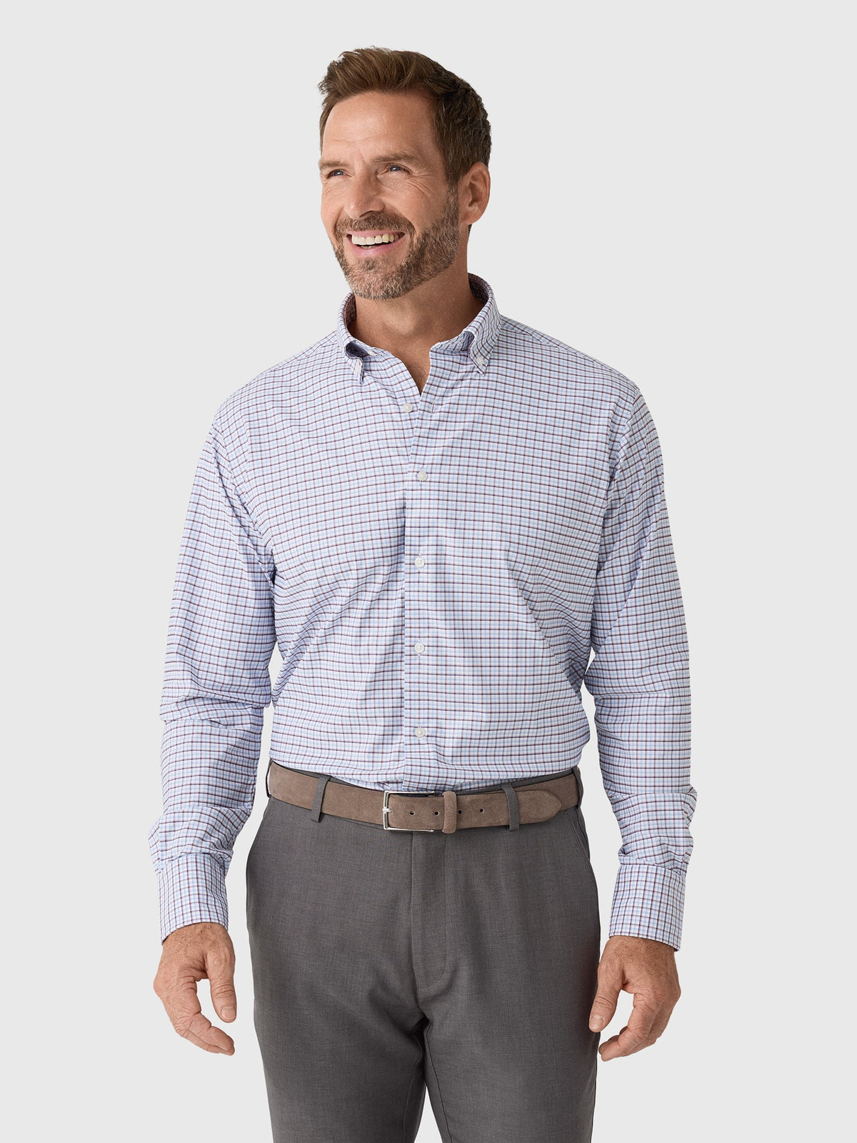 Peter Millar Crown Men's Axel Performance Twill Sport Shirt