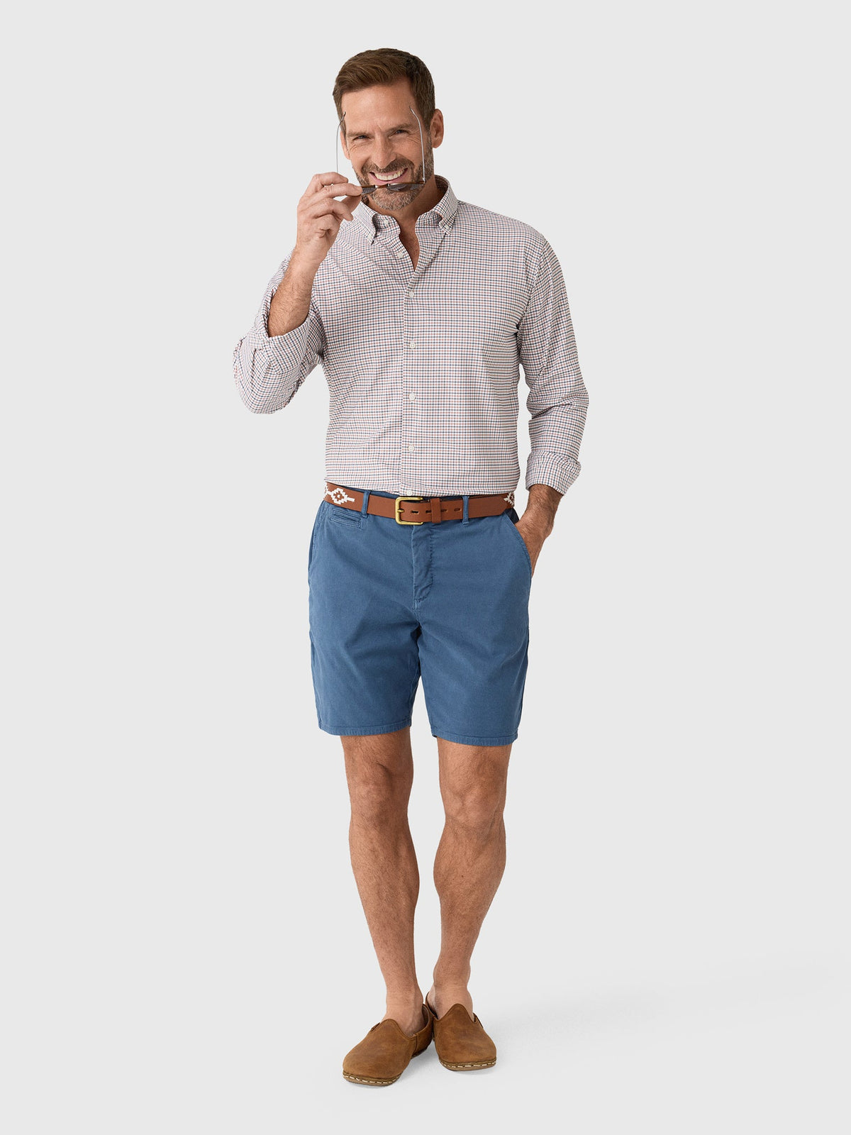 Peter Millar Crown Men's Axel Performance Twill Sport Shirt