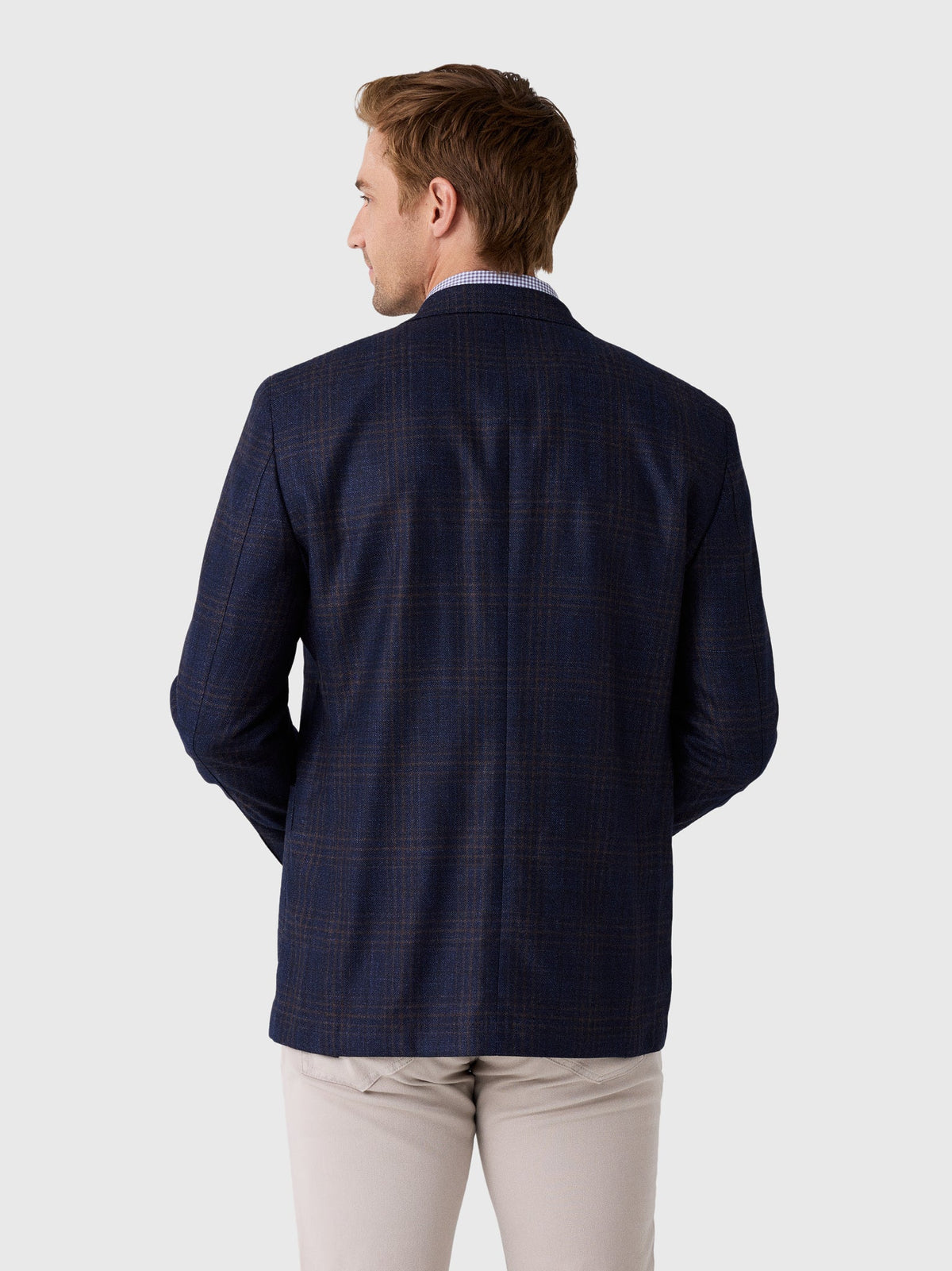 Peter Millar Crown Crafted Men's Collins Plaid Soft Jacket
