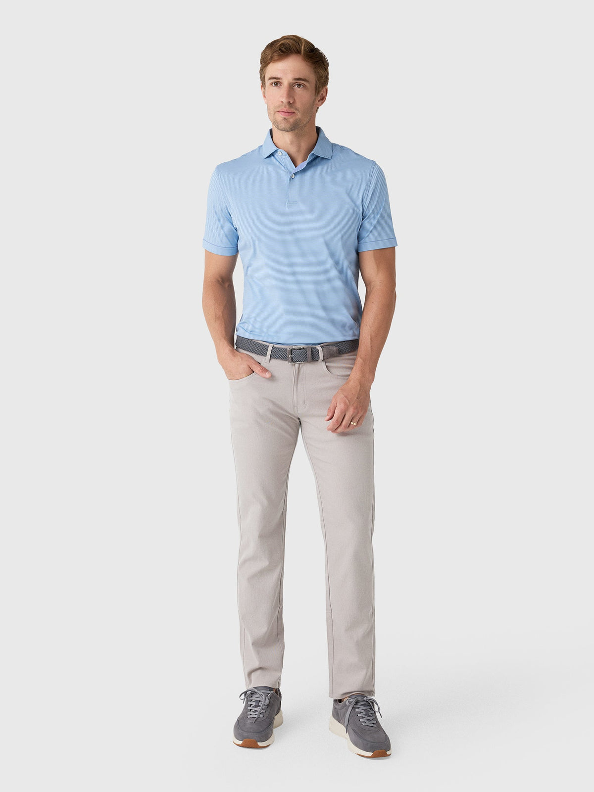Peter Millar Crown Crafted Men's Cadenza Performance Jersey Polo