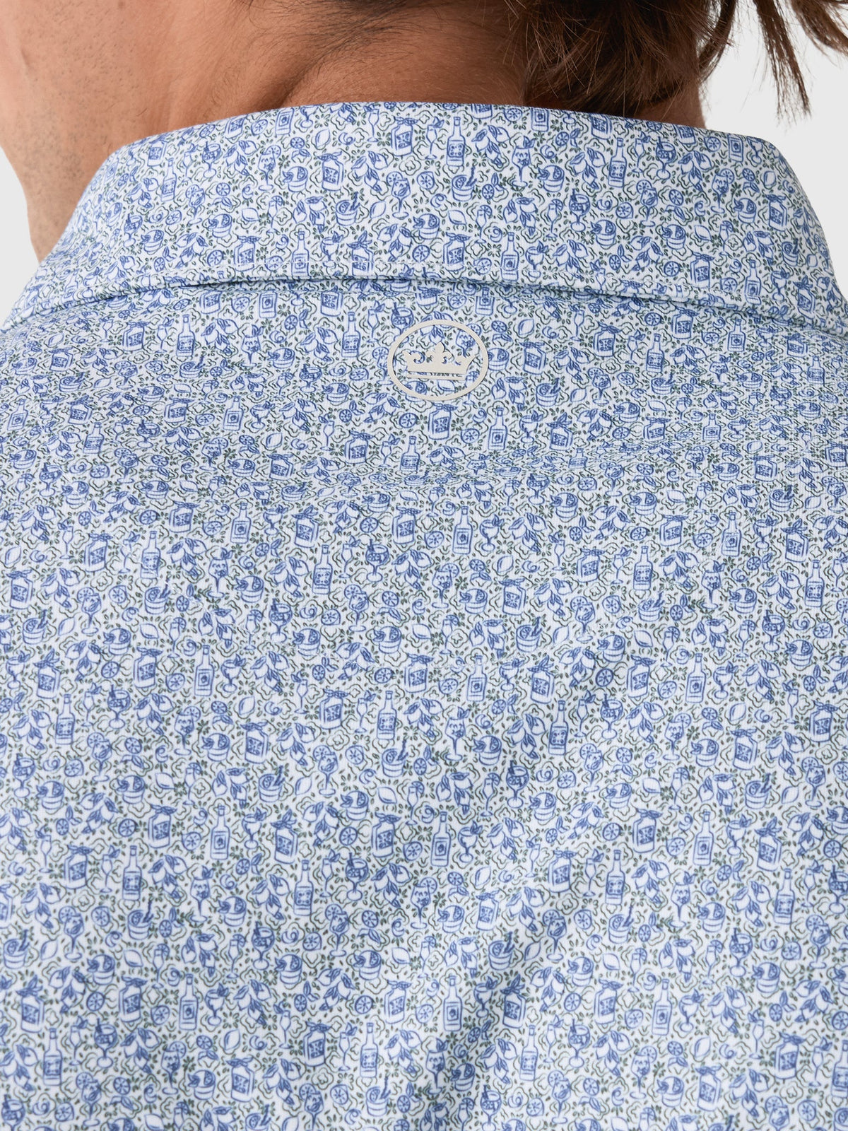 Peter Millar Crown Crafted Men's Limoncello Performance Jersey Polo