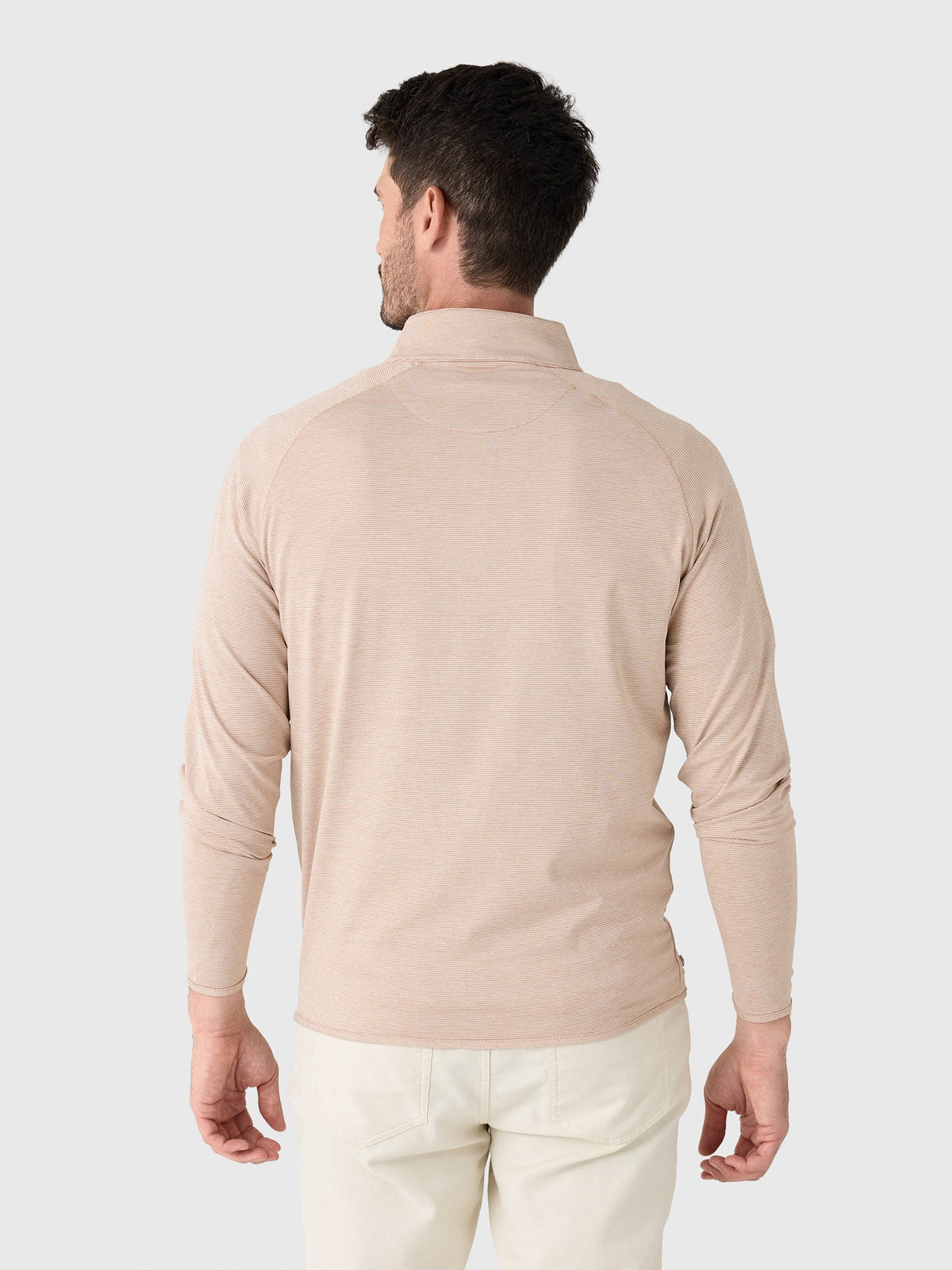 Peter Millar Crown Crafted Men's Stealth Stripe Performance Quarter-Zip