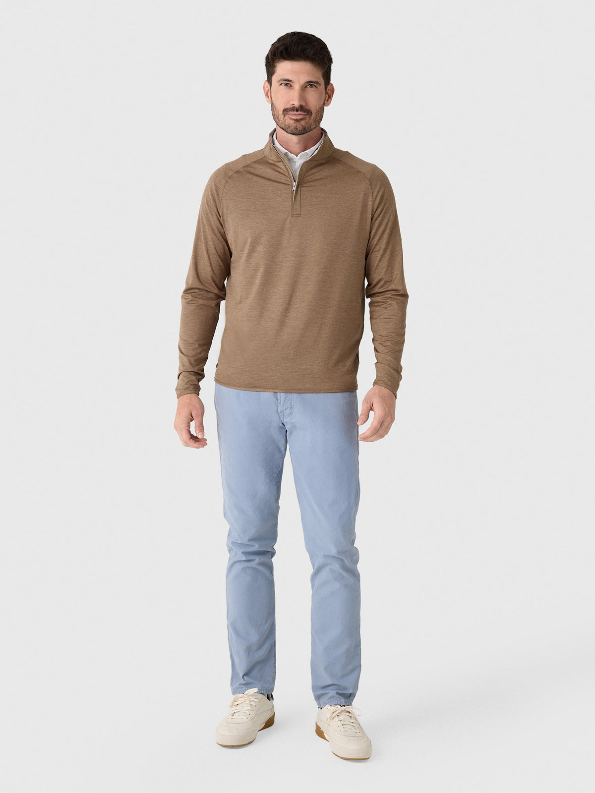 Peter Millar Crown Crafted Men's Stealth Performance Quarter-Zip