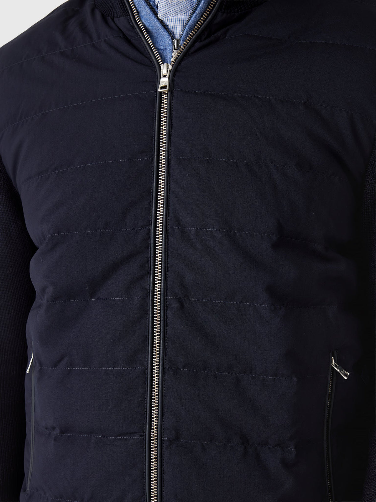Peter Millar Crown Crafted Men's Roundhill Full-Zip Sweater