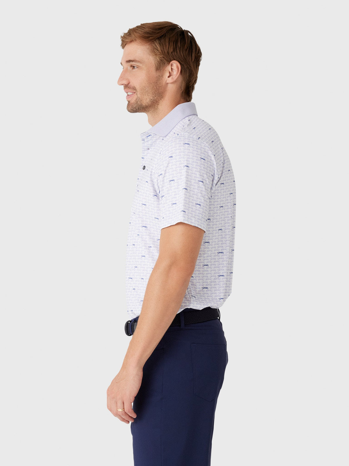 Greyson Men's Running Wolf Polo