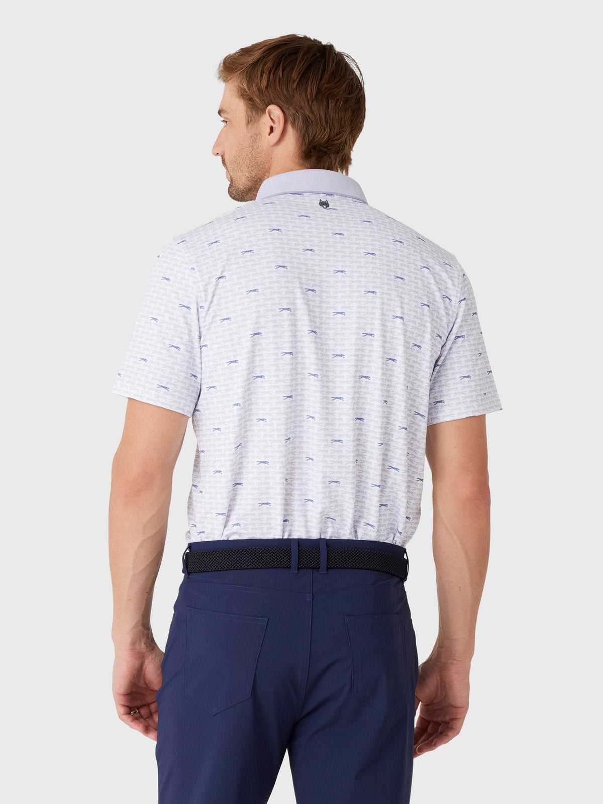 Greyson Men's Running Wolf Polo