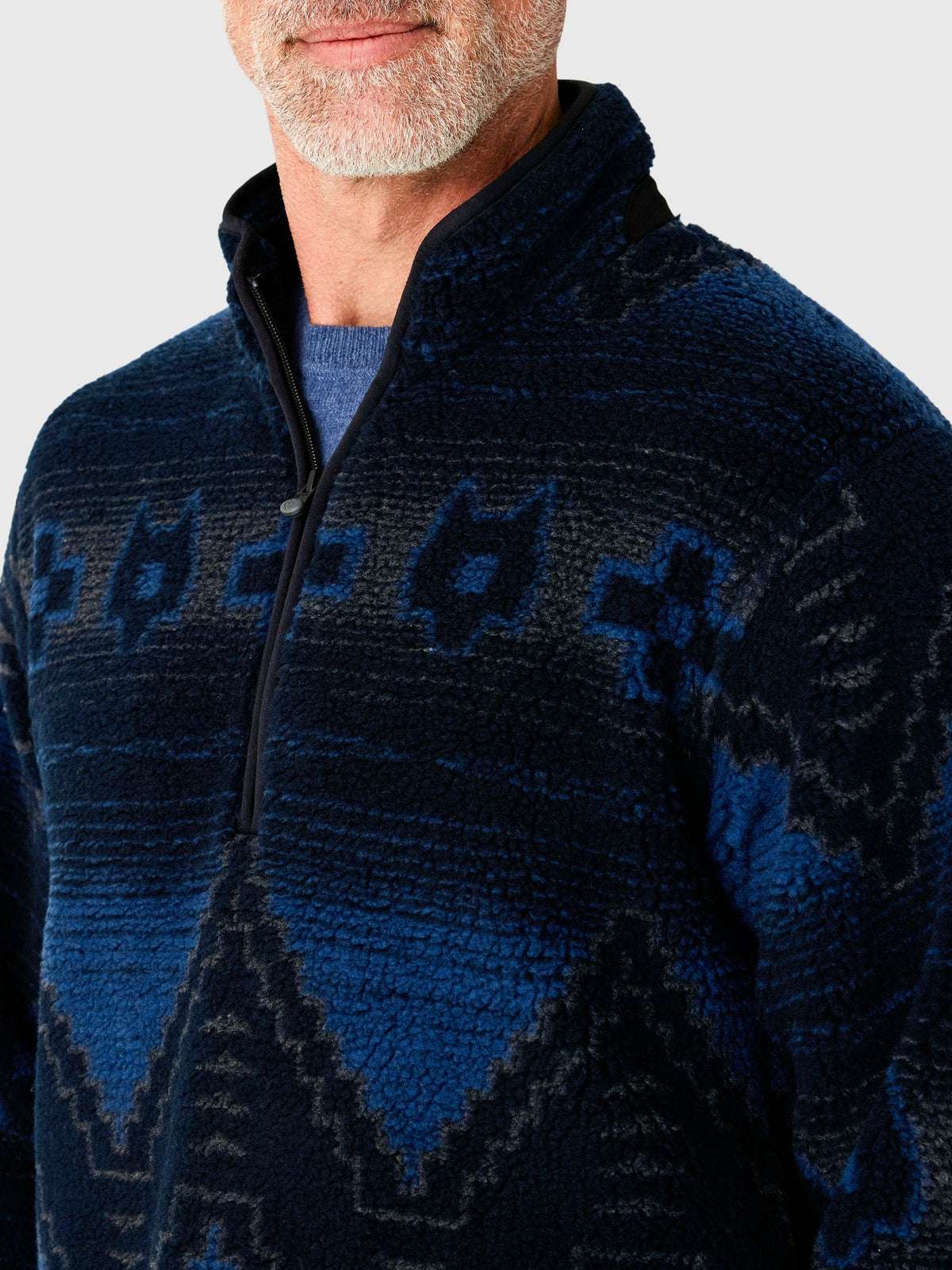 Greyson Men's Guardian Sherpa Fleece Half-Zip Pullover