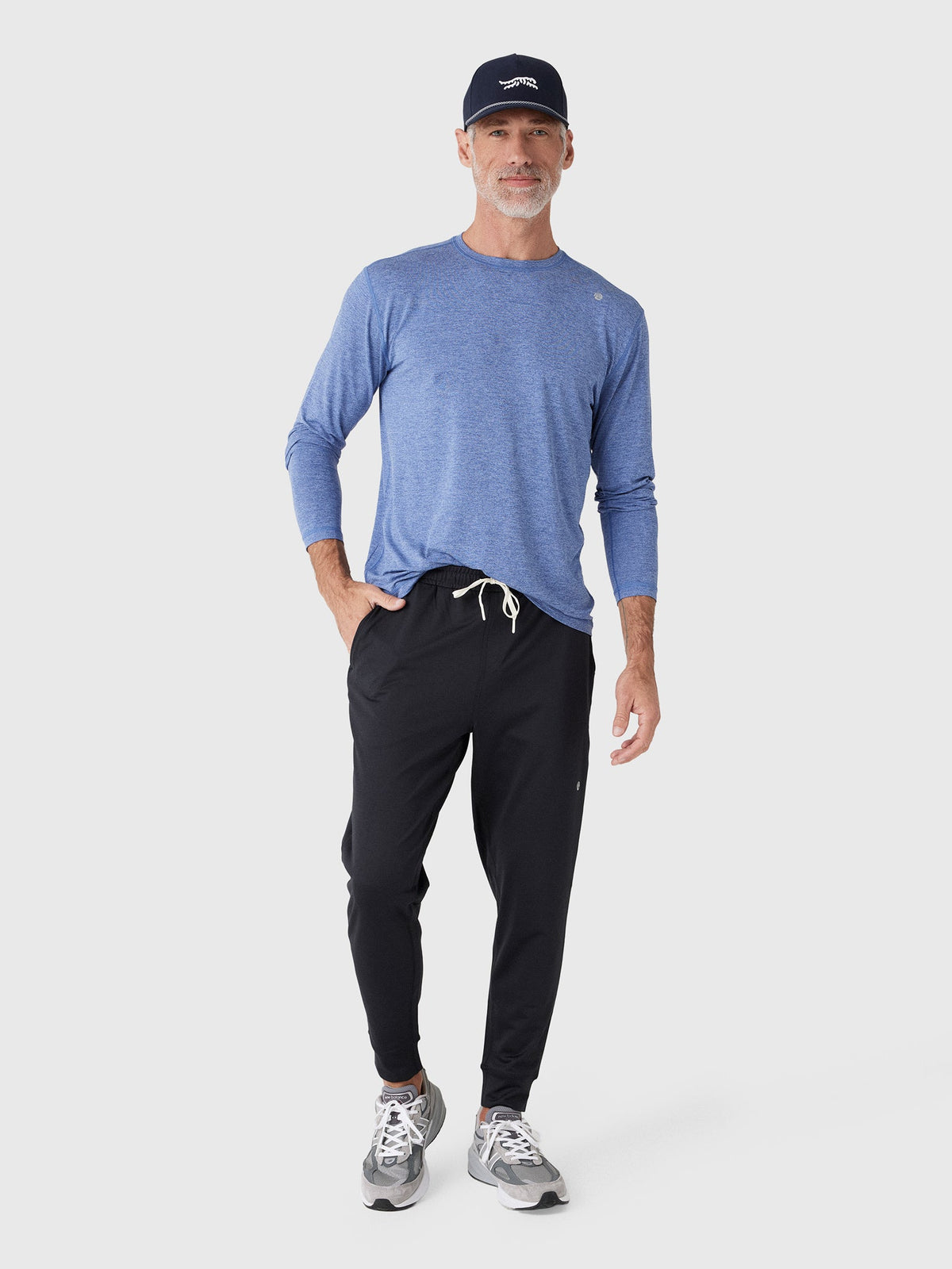 Rhoback Men's Heather Blitz Tech Long Sleeve 2.0 Tee