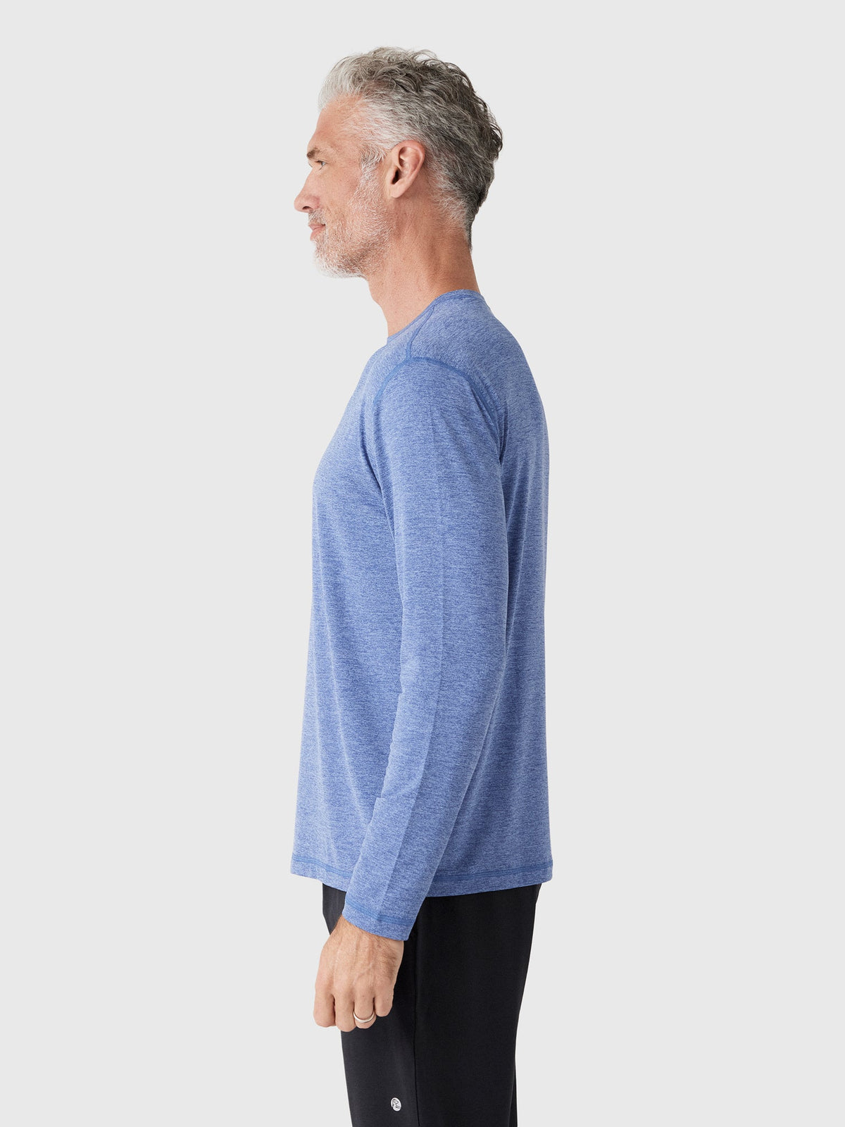 Rhoback Men's Heather Blitz Tech Long Sleeve 2.0 Tee