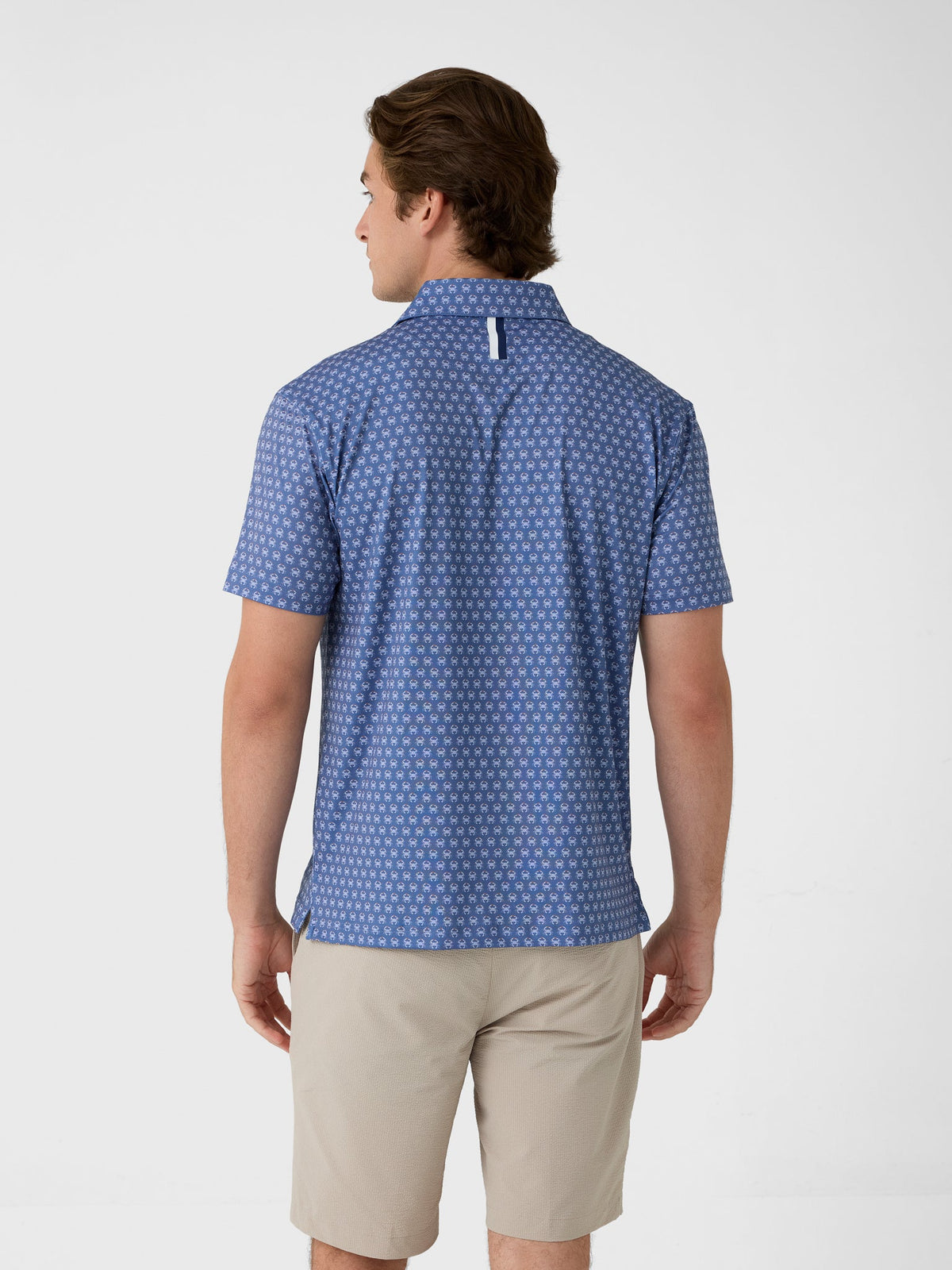 Rhoback Men's The Blue Crab Performance Polo
