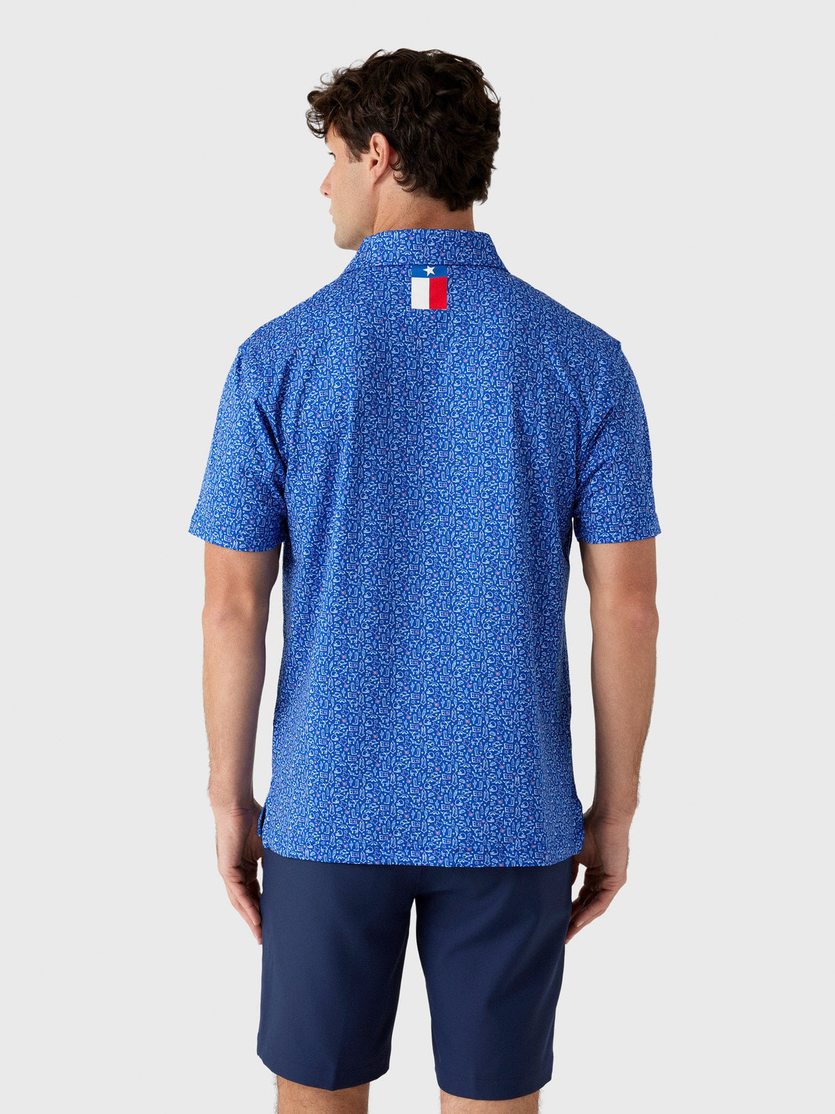 Rhoback Men's The Texan Performance Polo