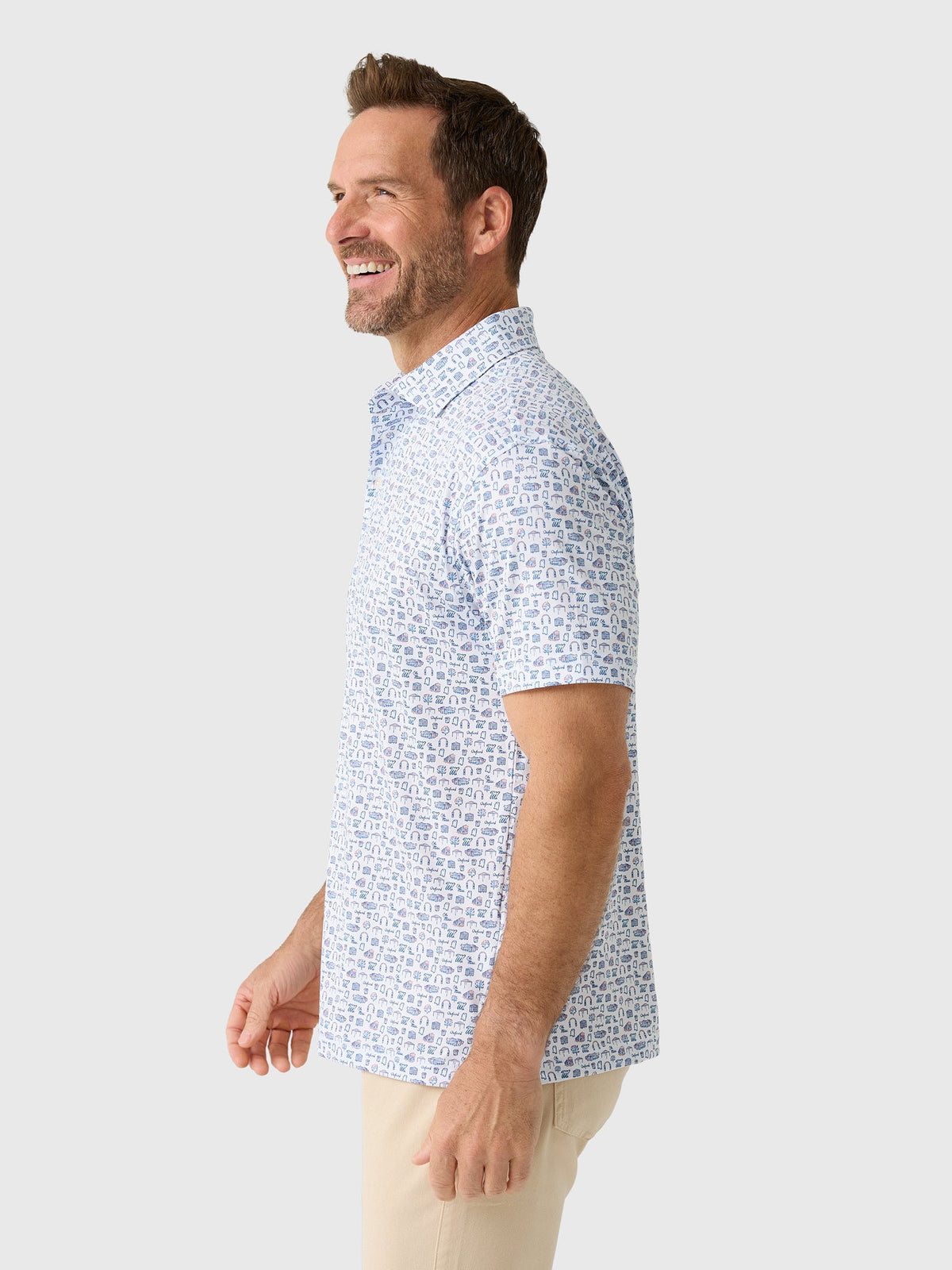 Rhoback Men's The Ole Miss College Town Polo