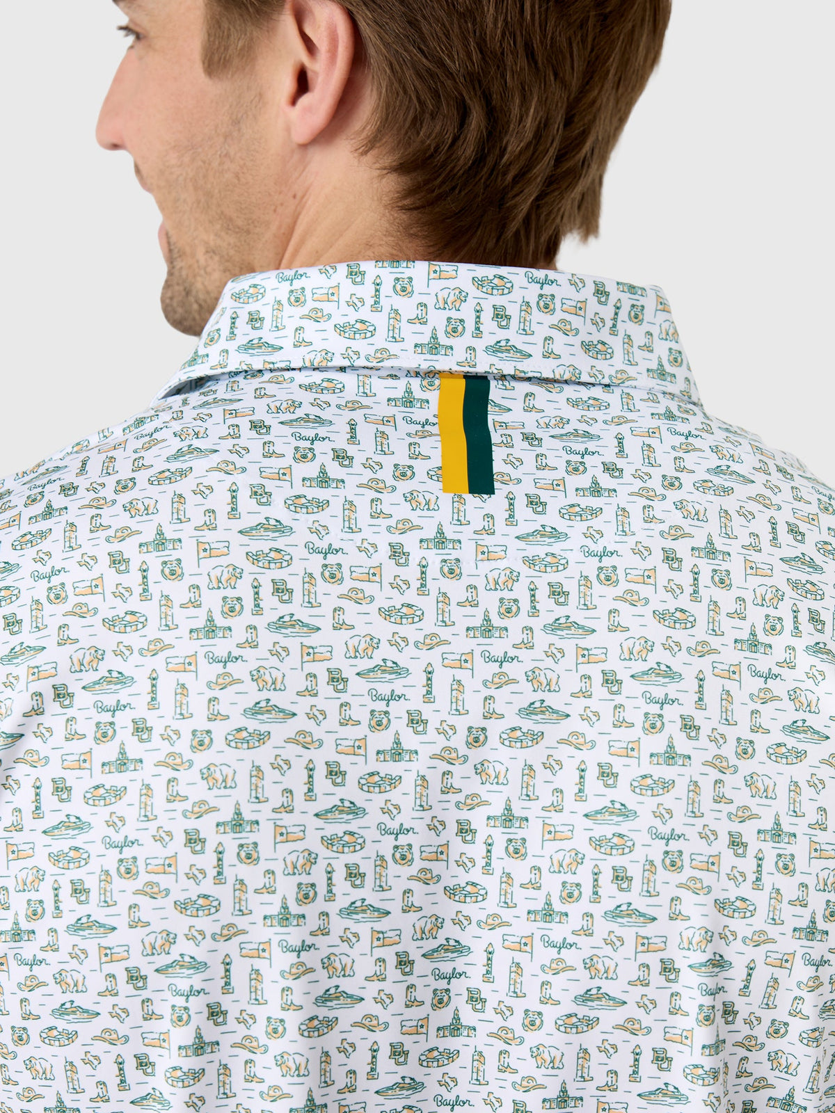 Rhoback Men's The Baylor College Town Polo