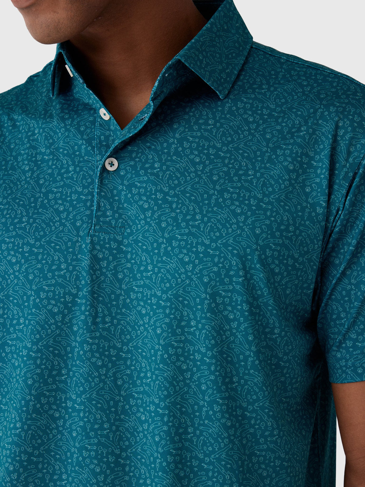Rhoback Men's The Fall Fairway Performance Polo