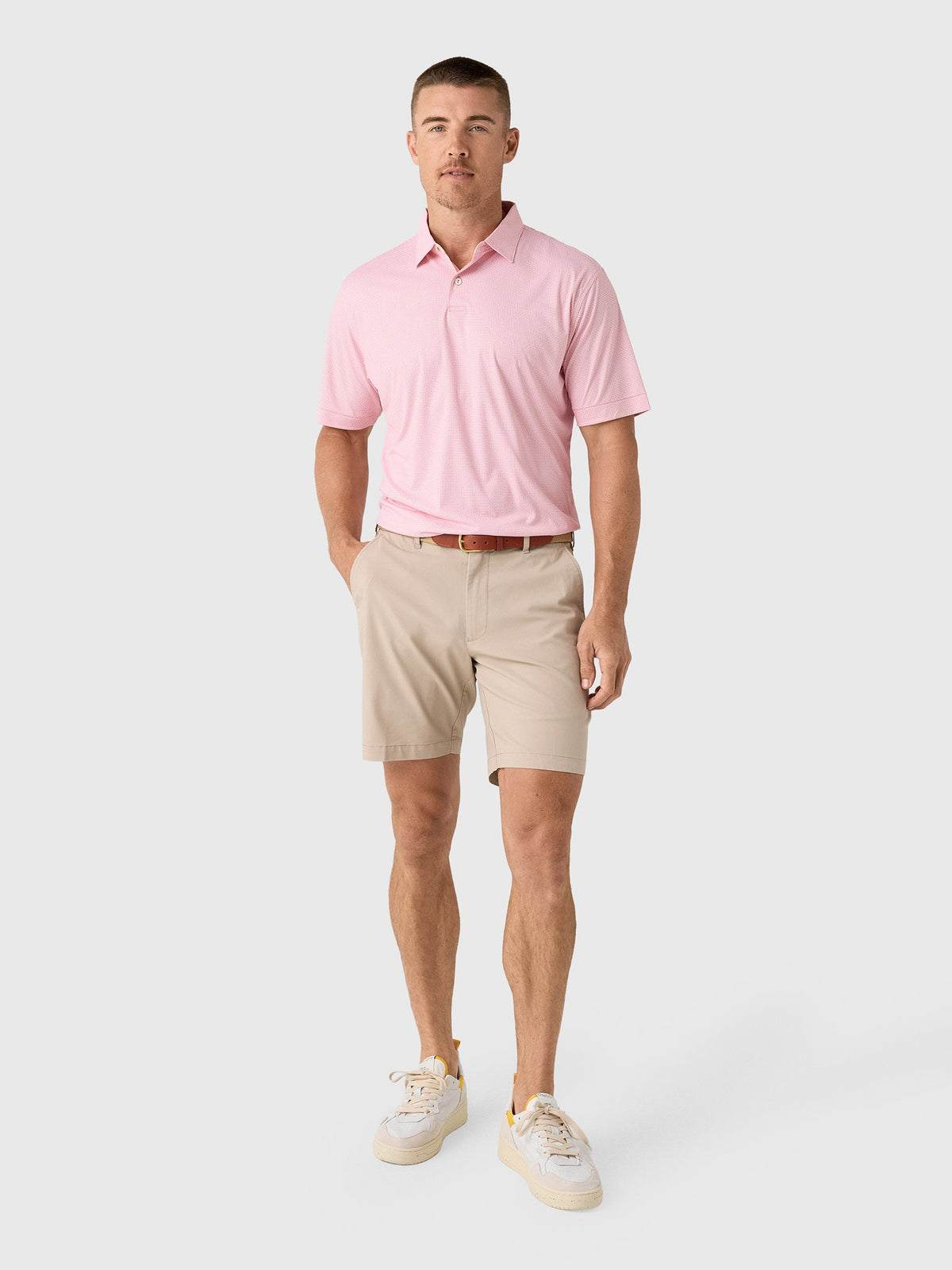 Peter Millar Crown Sport Men's Featherweight Parke Performance Polo