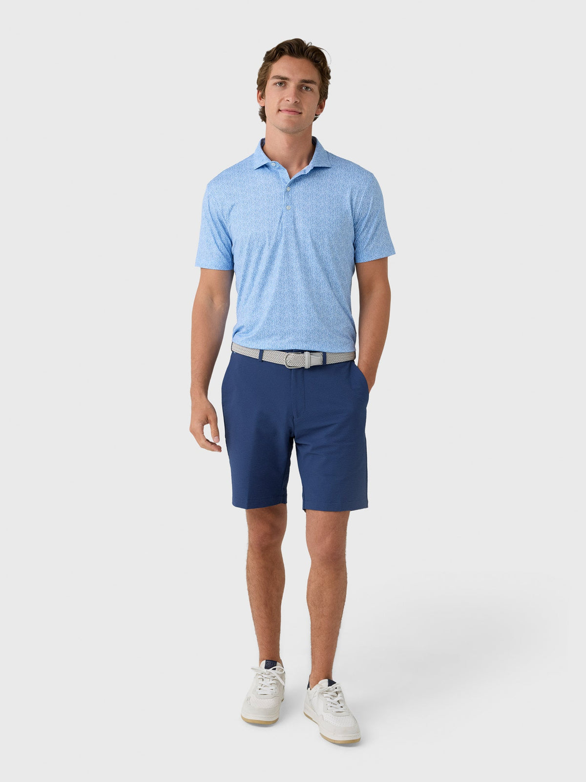 Peter Millar Crown Crafted Men's Matlock Seersucker Performance Short