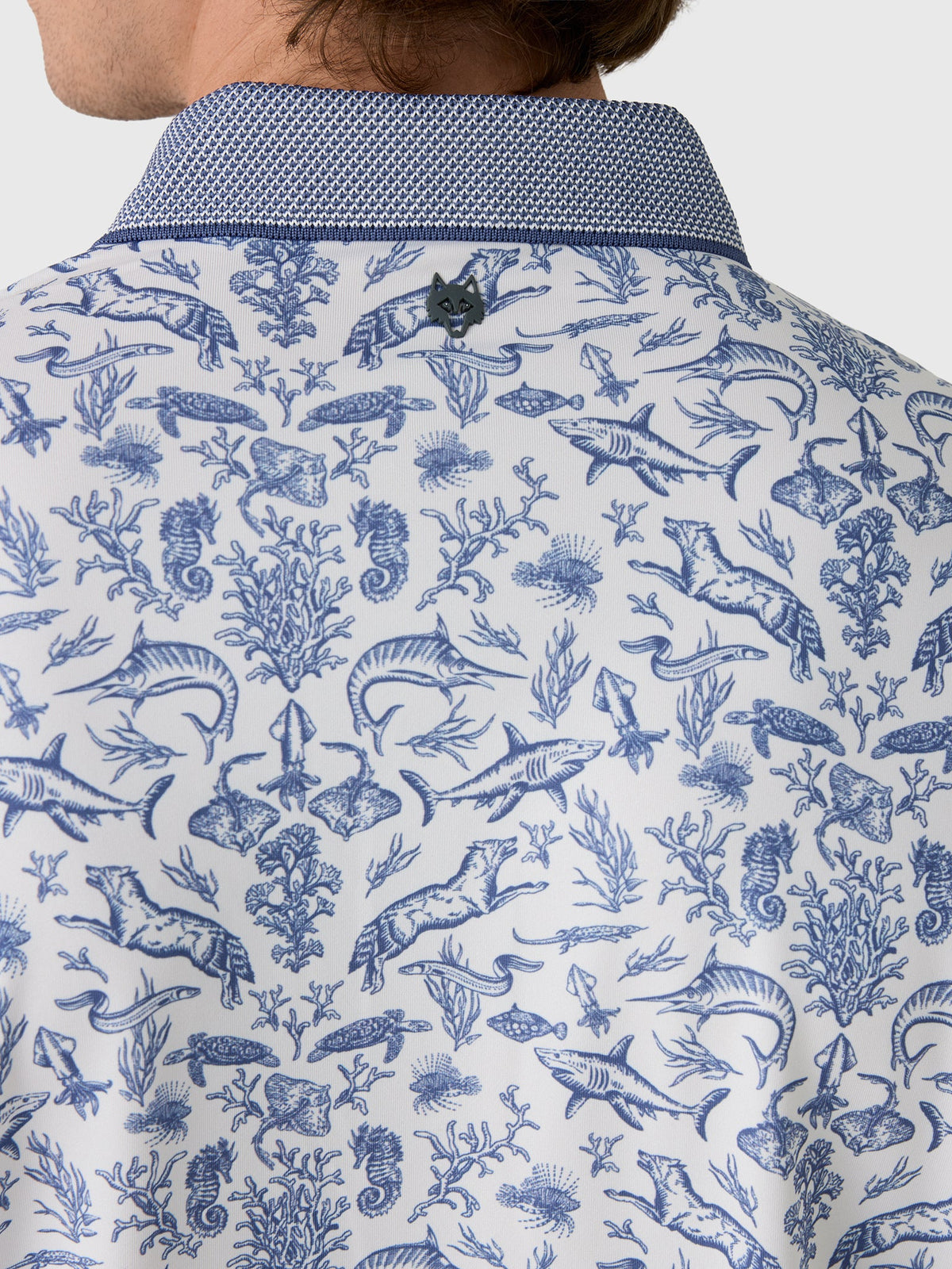 Greyson Men's Coral Curiosities Polo