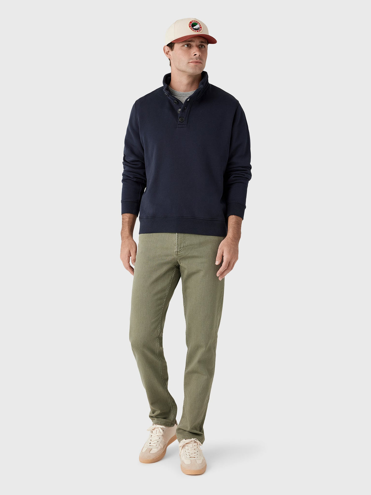 Citizens Of Humanity Men's Half Button Pullover