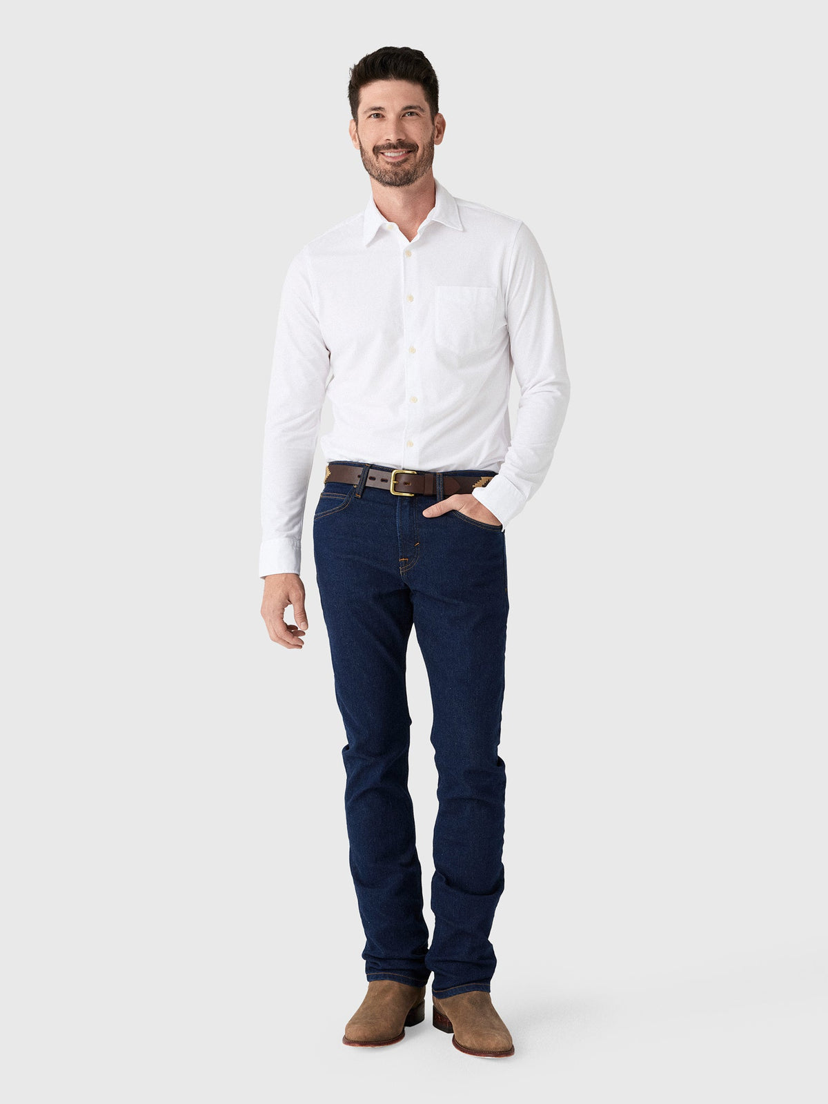 Faherty Brand Men's Costa Piqué Shirt