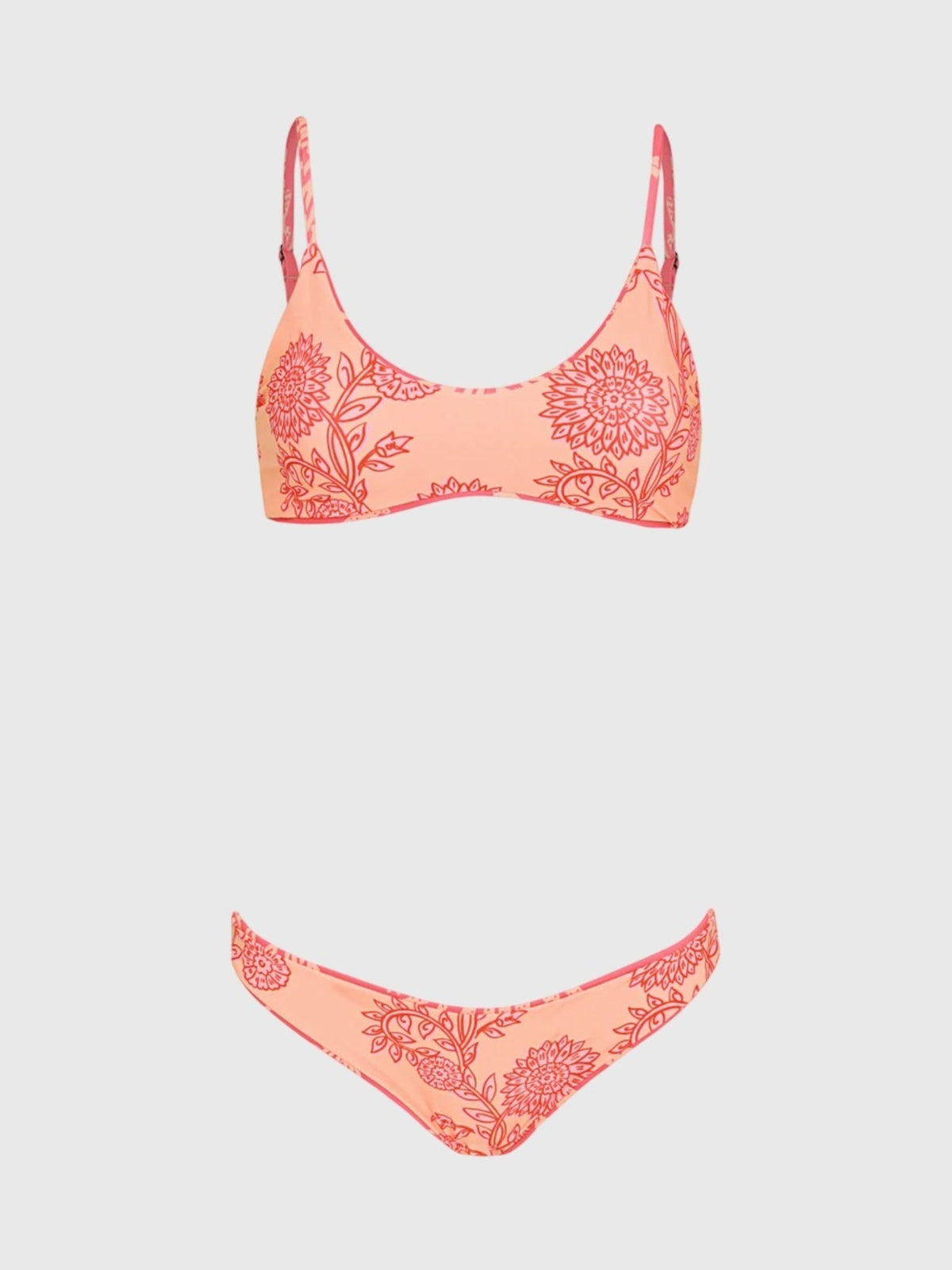 Maaji Women's Coral Reef Liberty Sporty Bralette Bikini Top