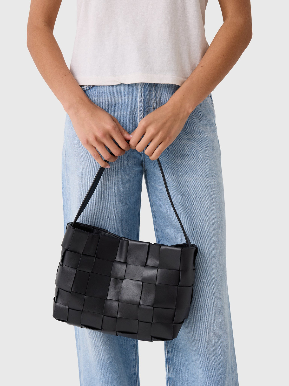 St. Agni Woven Mini Tote