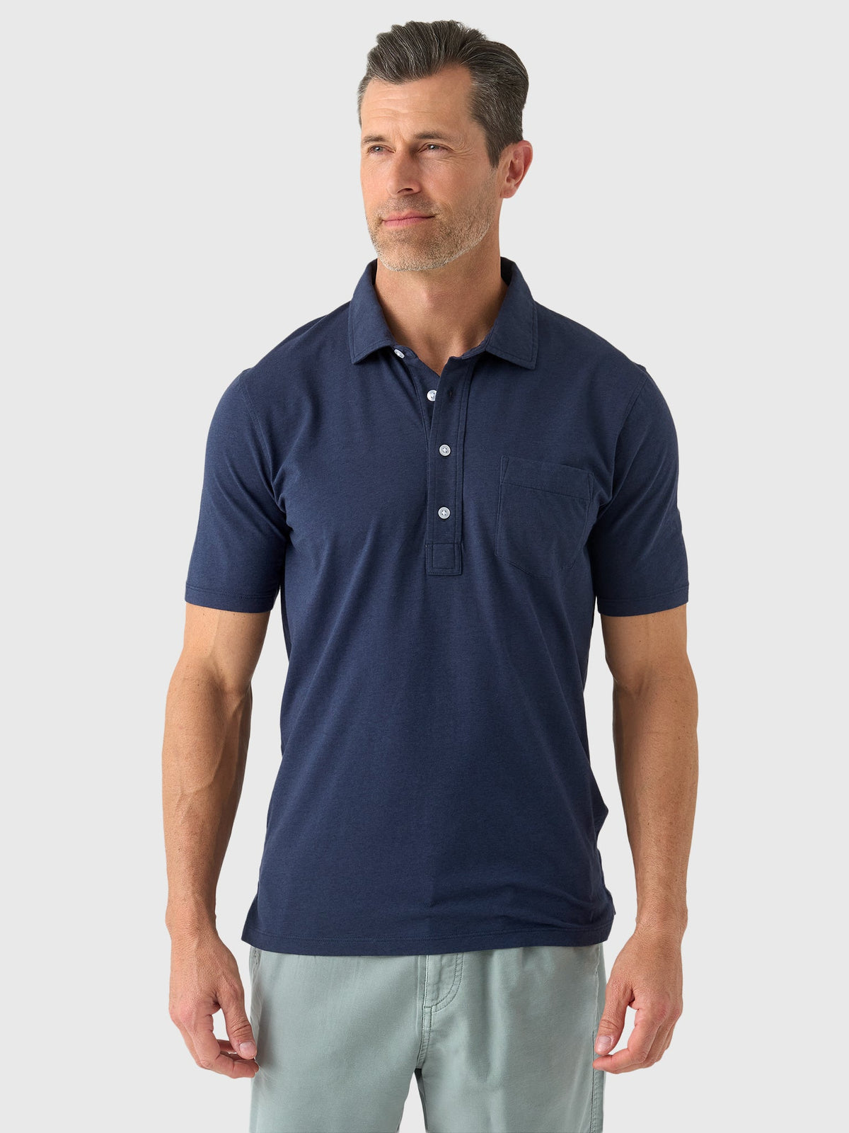 East Cape Men's Short Sleeve Pocket Polo