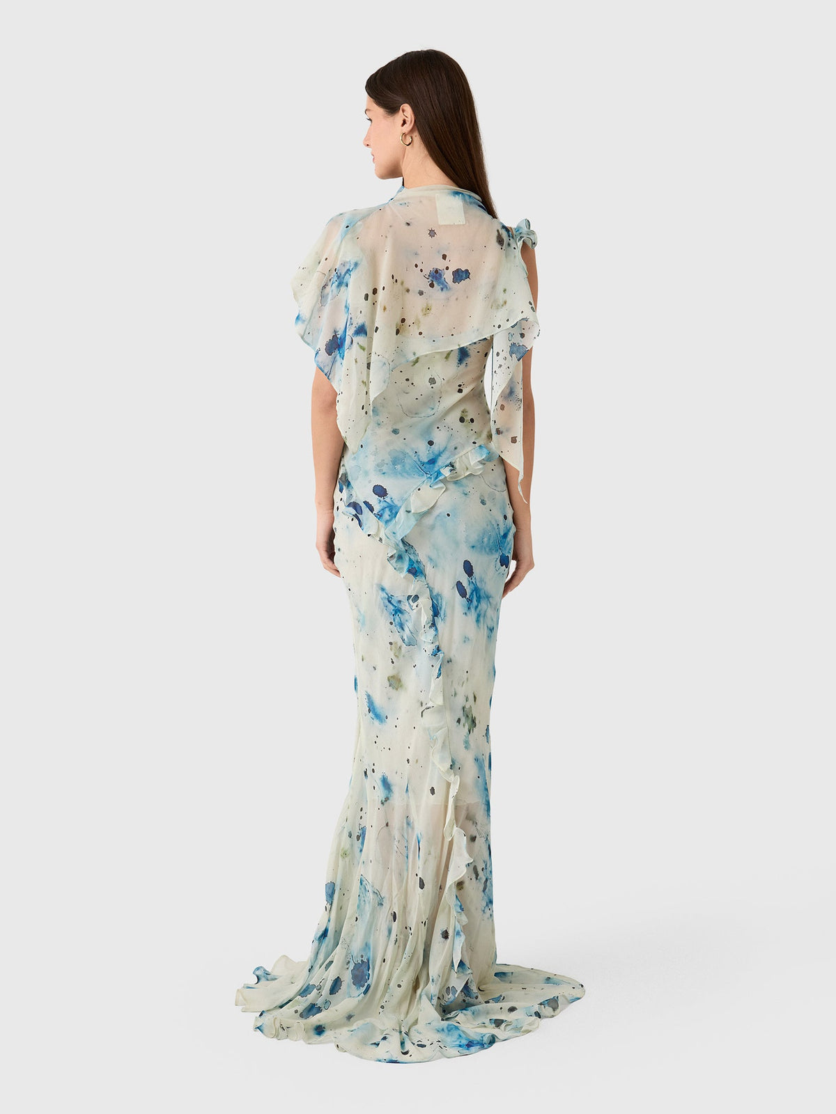 Paris Georgia Women's Romantic Ruffle Dress