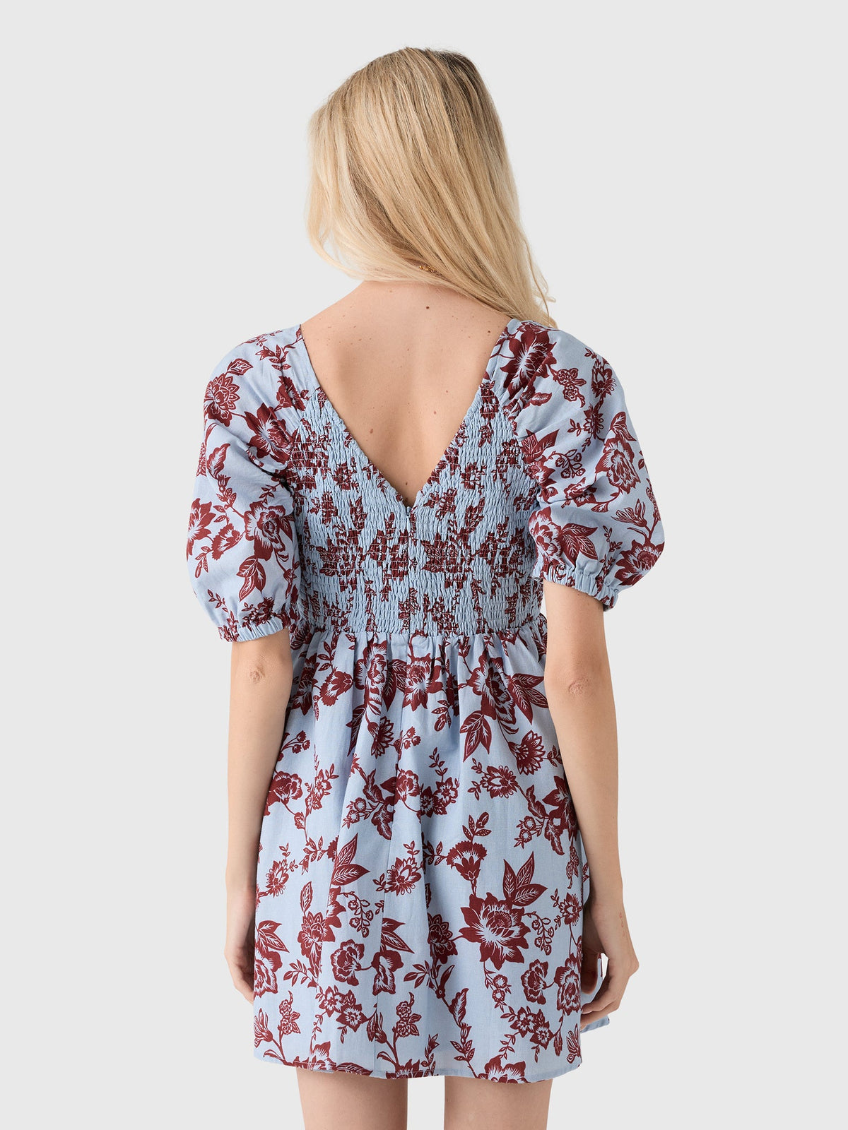 Masons Daughter Women's Ruched V-Neck Dress