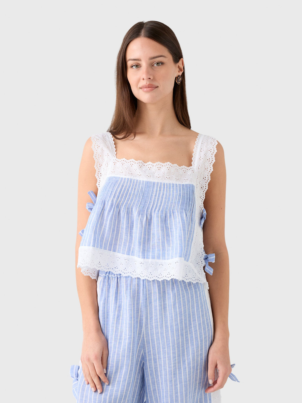 Loretta Caponi Women's Fiocchini Crop Top