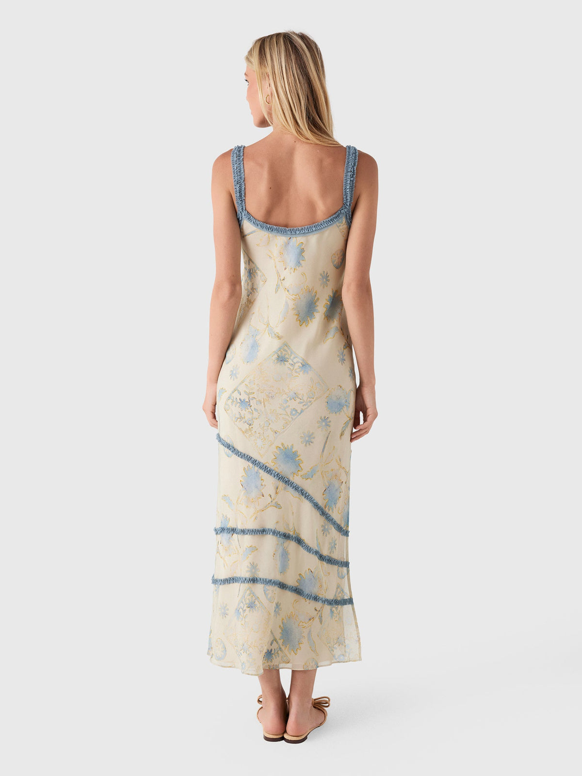 SIR. Women's Cecile Ruffle Slip Dress