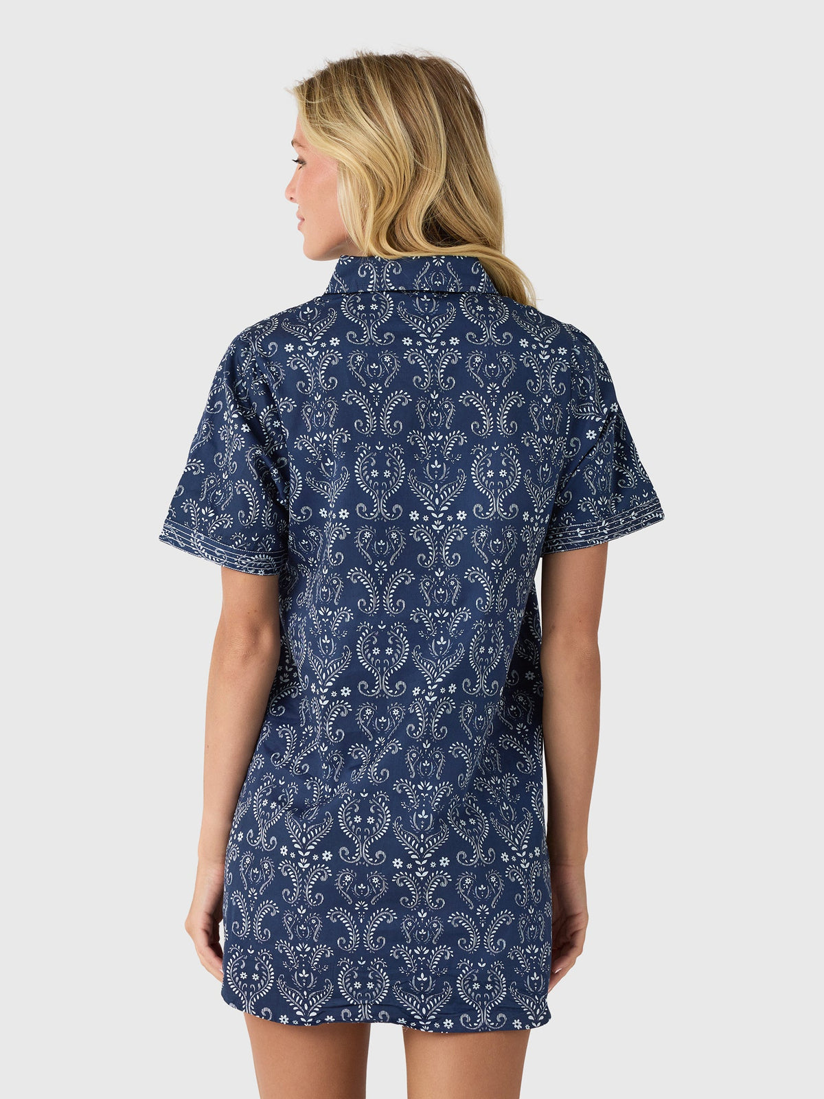 Never A Wallflower Women's Split Neck Dress