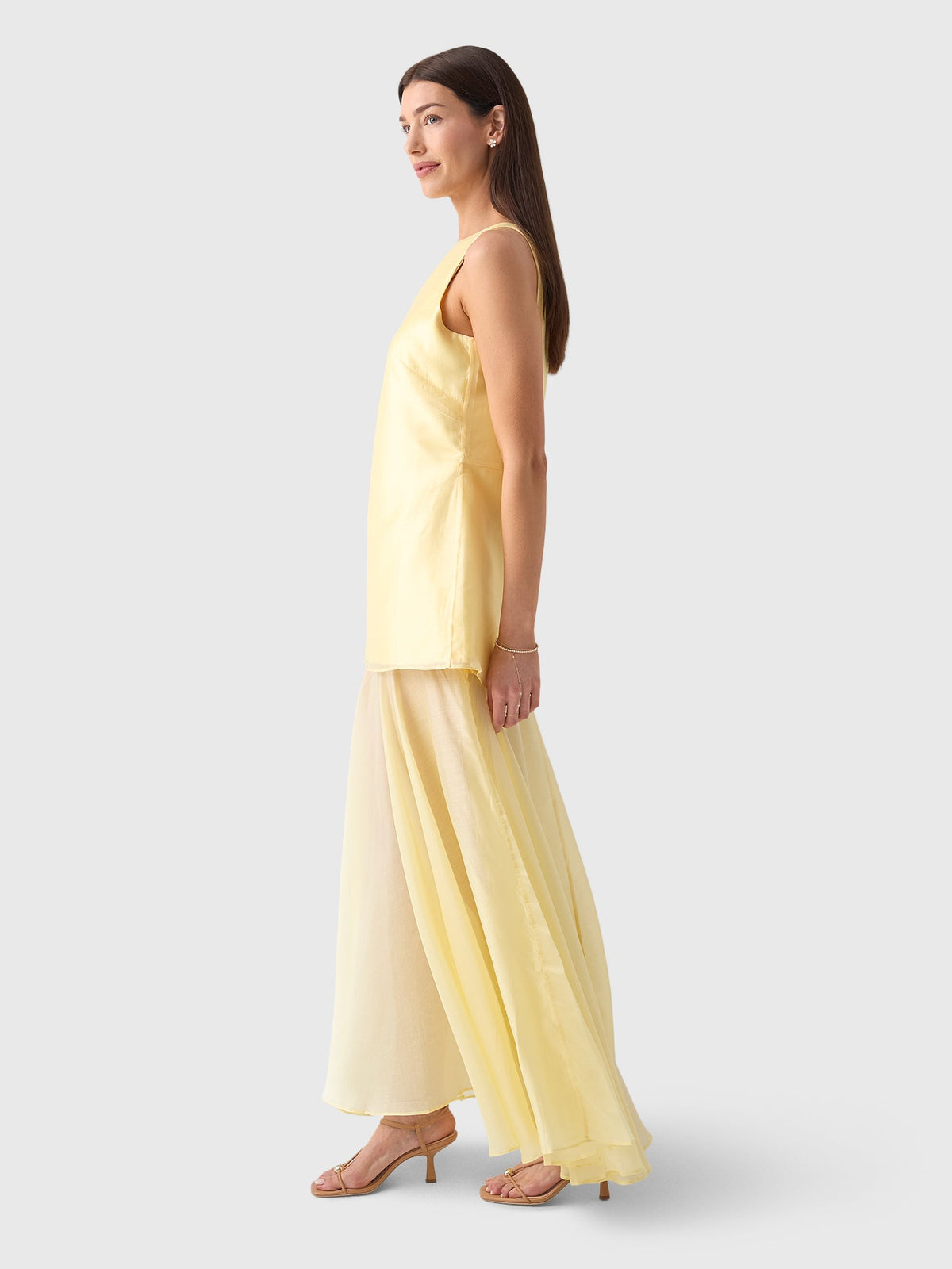 Marques Almeida Women's Double Layered Long Dress