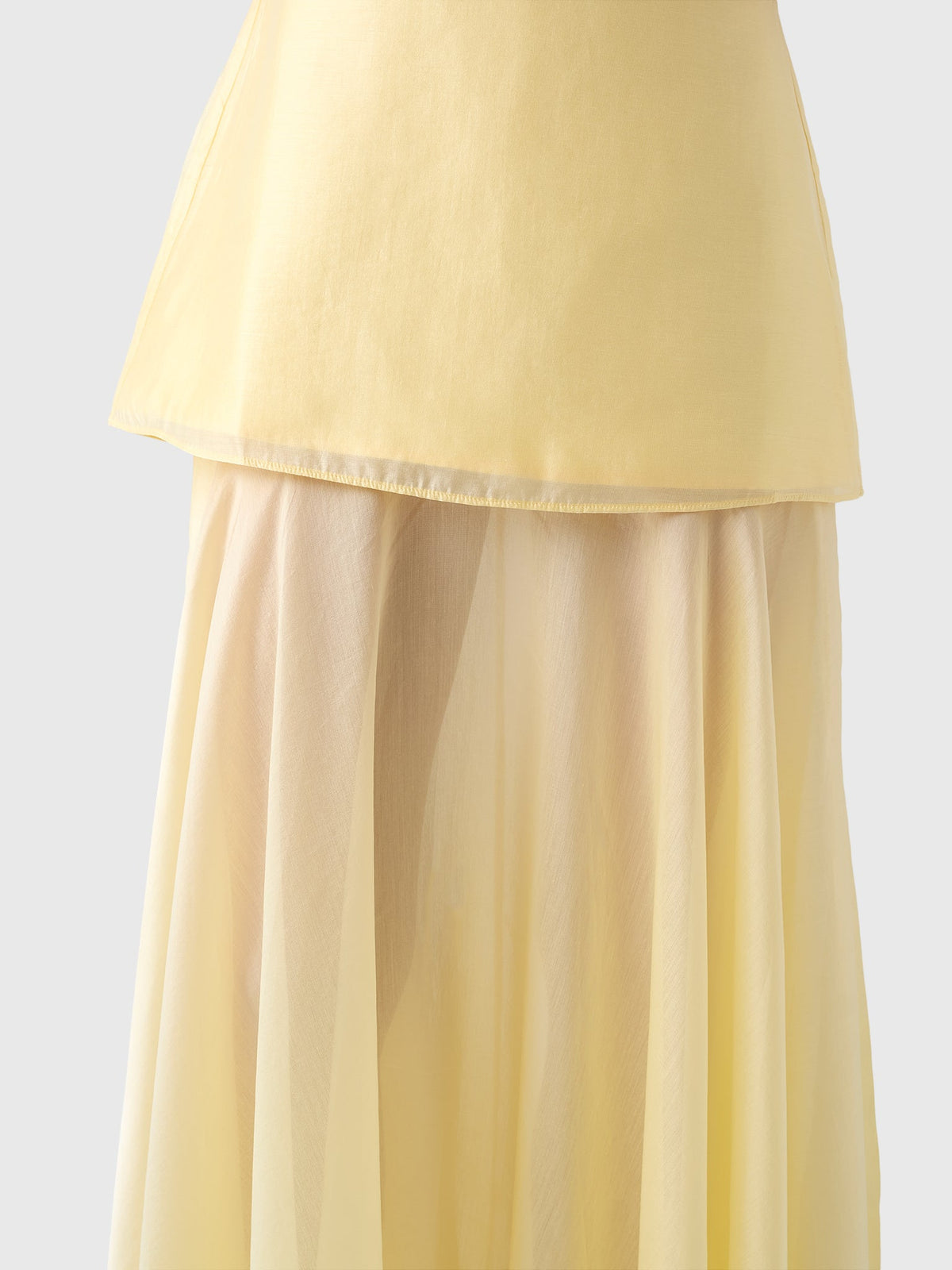 Marques Almeida Women's Double Layered Long Dress