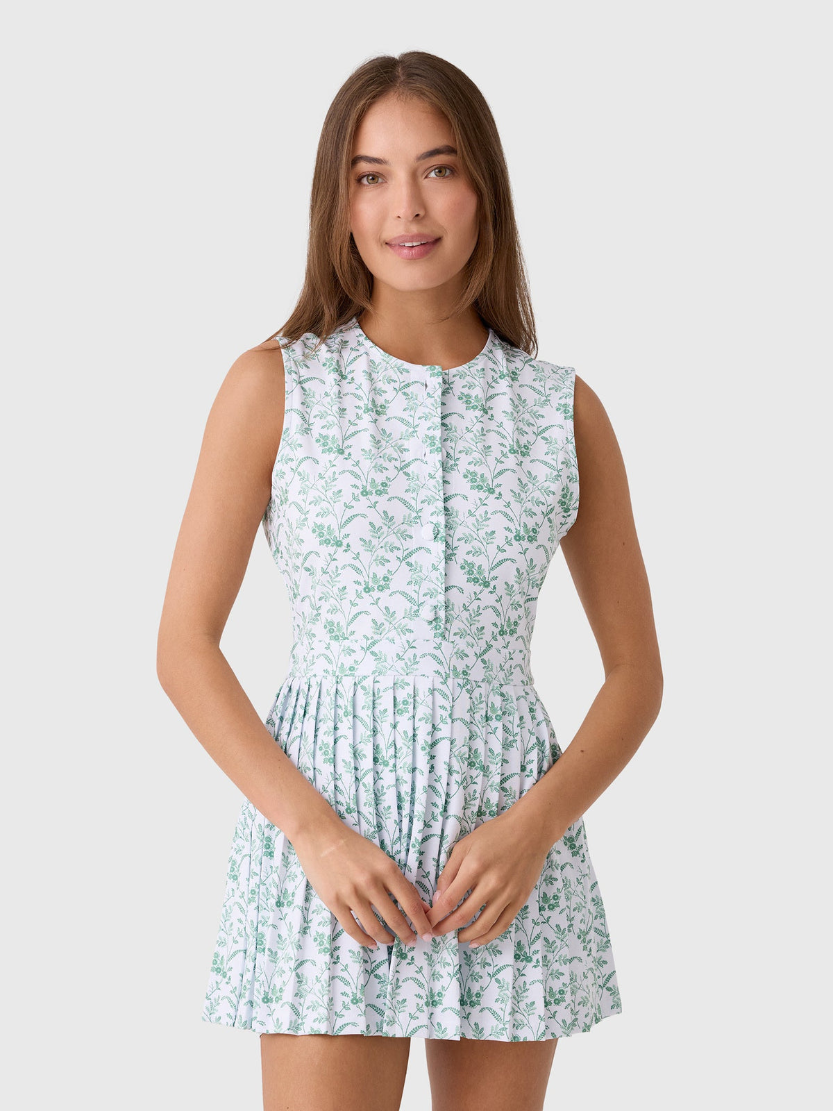 Byrdie Women's P-Town Pleated Mini Dress