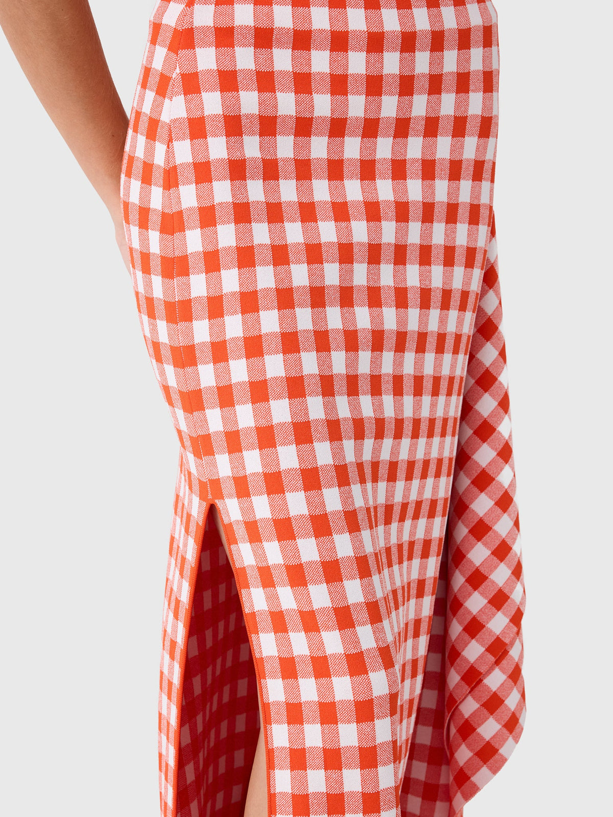 Awake Mode Women's Knitted Side Panel Maxi Skirt