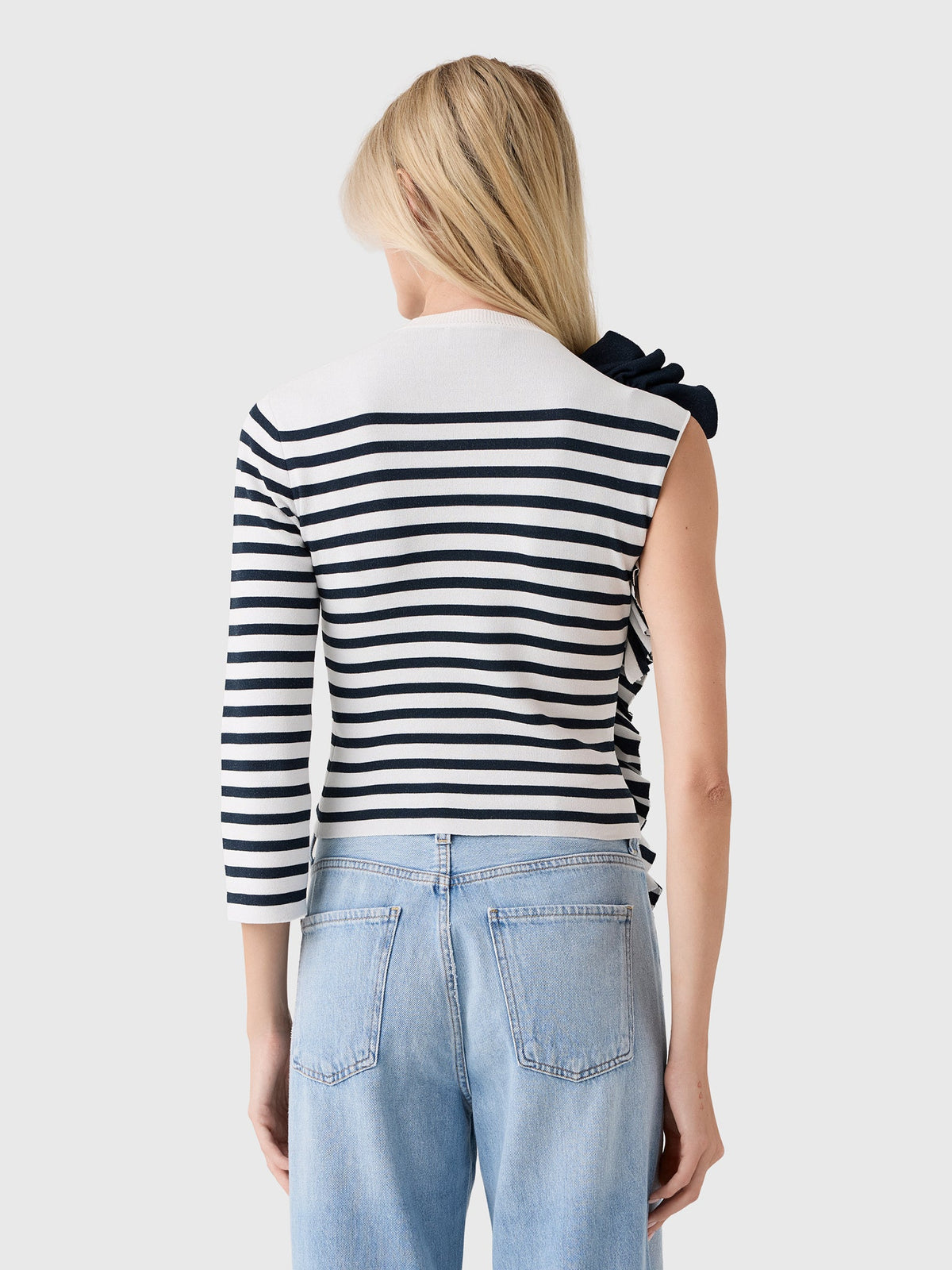 Awake Mode Women's Knitted Ruffle Top