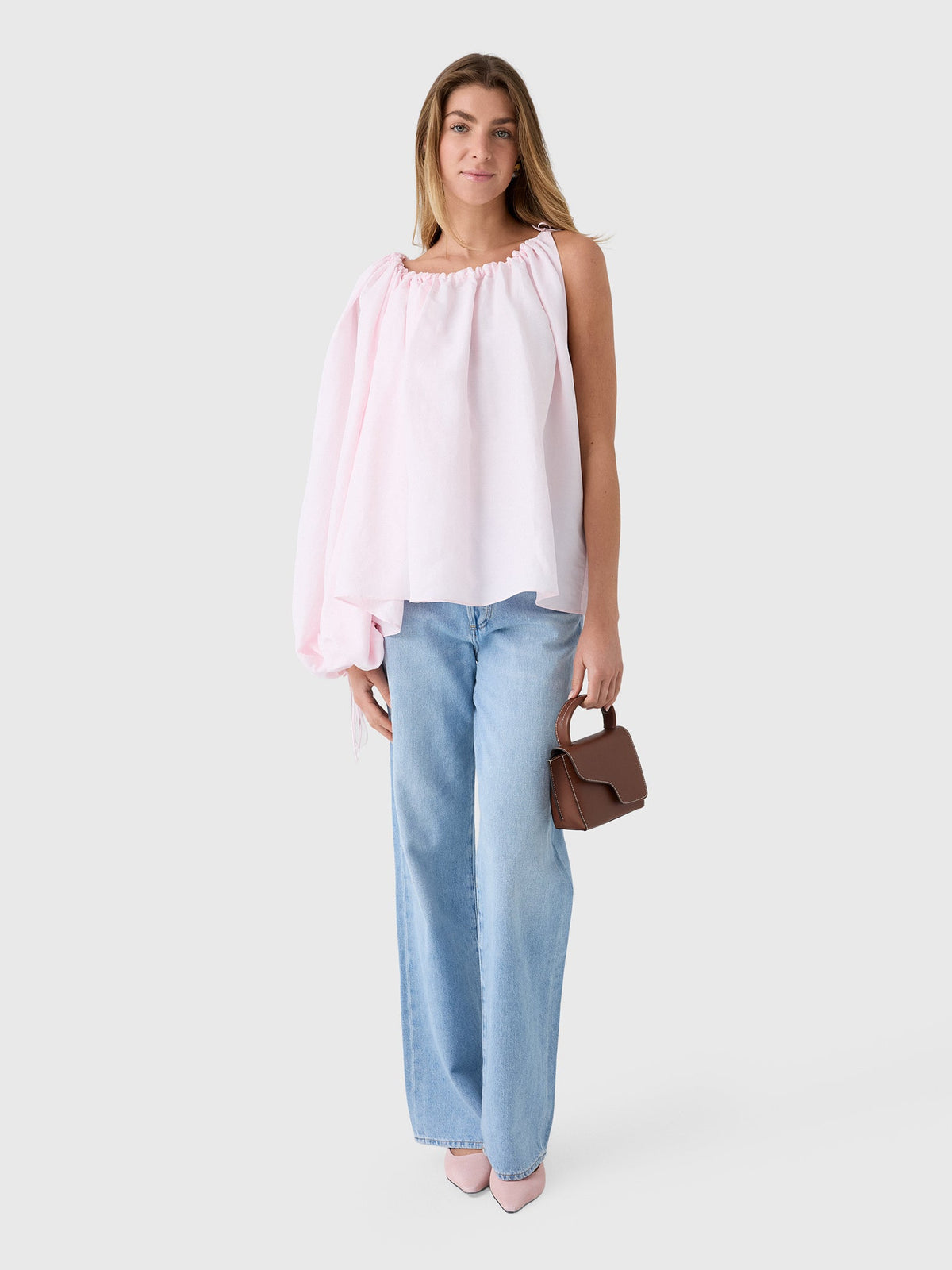 Awake Mode Women's One-Sleeve Voluminous Top