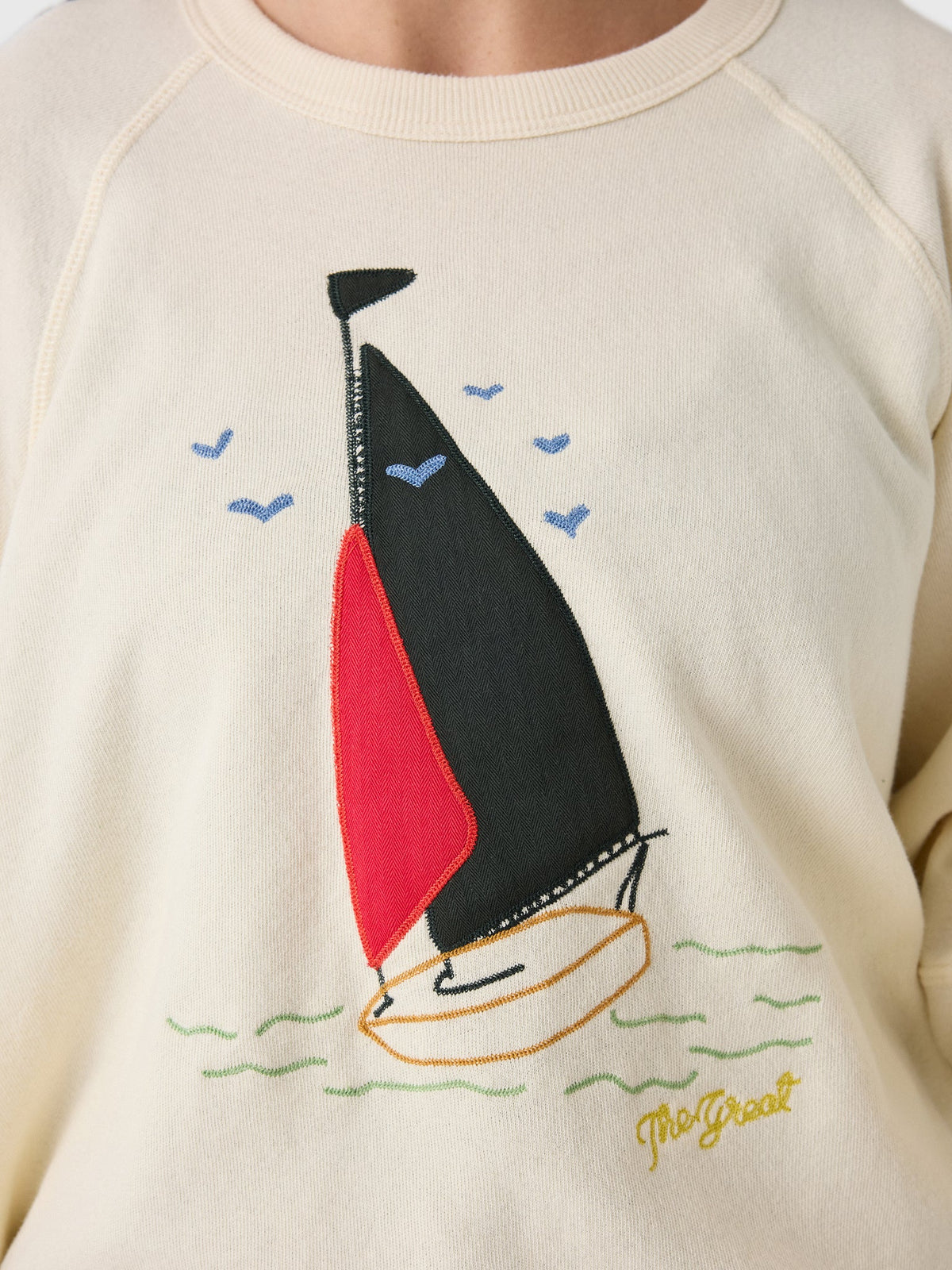 The Great Women's The Sailing Boat College Sweatshirt