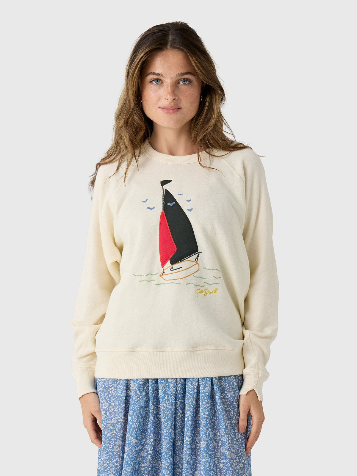 The Great Women's The Sailing Boat College Sweatshirt