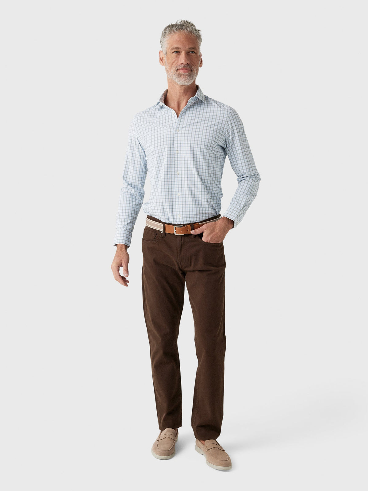 Mizzen+Main Men's Trim Leeward Dress Shirt