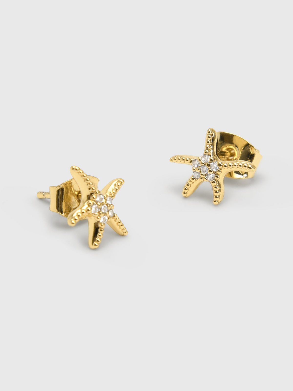 TAI Pavé Starfish Stud Earrings