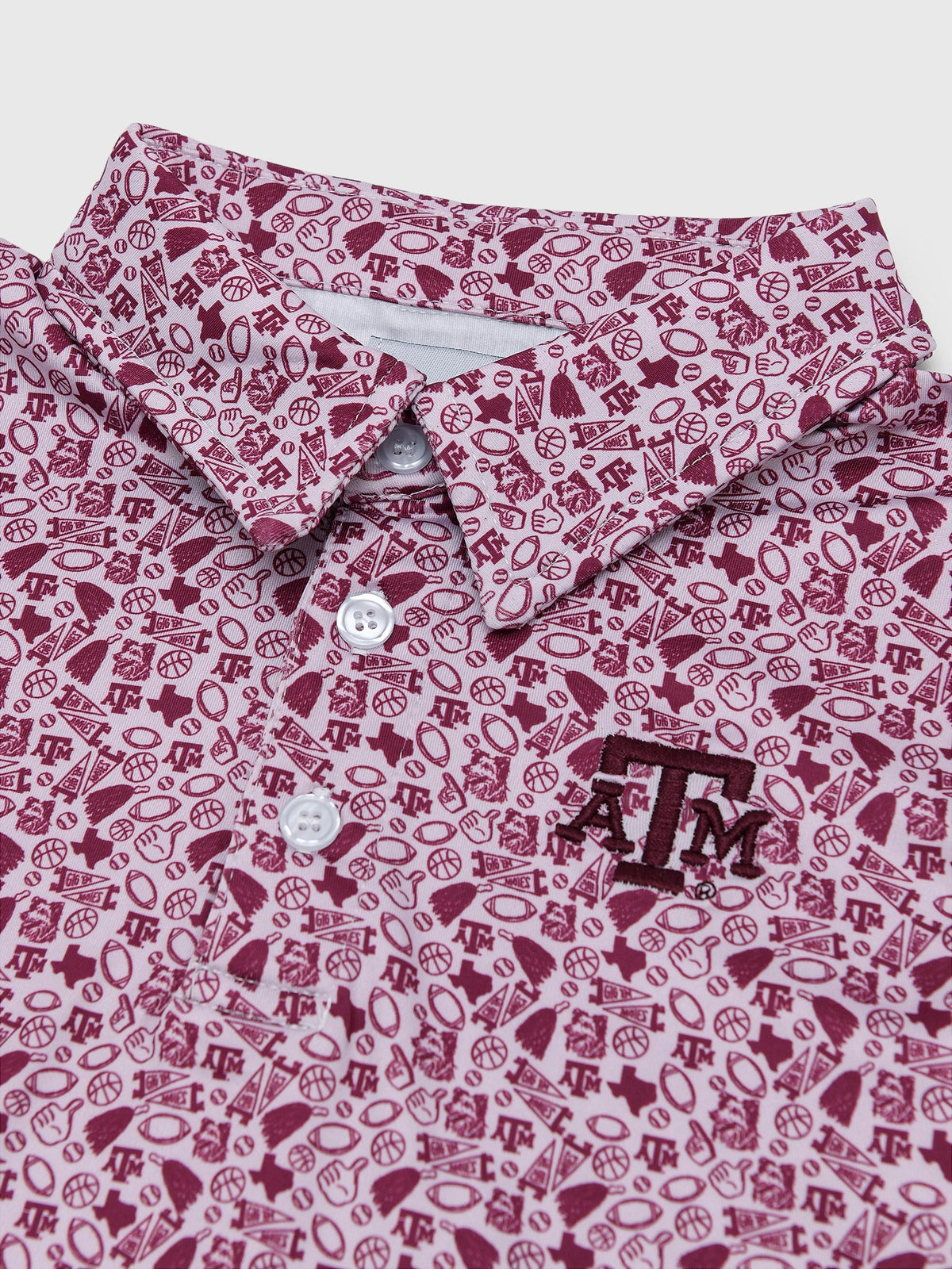 Scarlet And Gold Boys' The James Polo