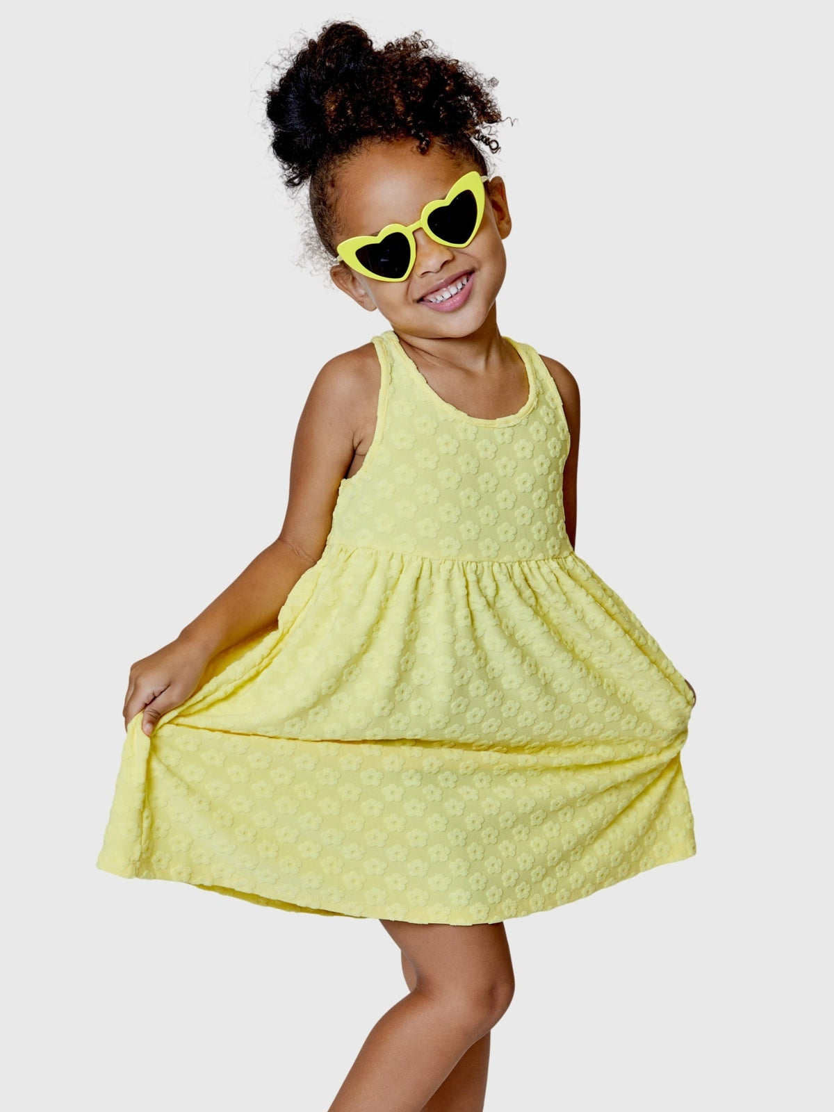 Design History Girls' Jacquard Dress