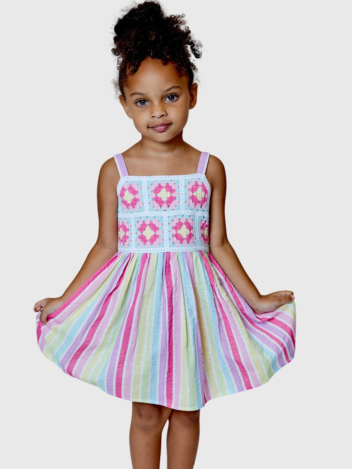 Design History Girls' Crochet Dress