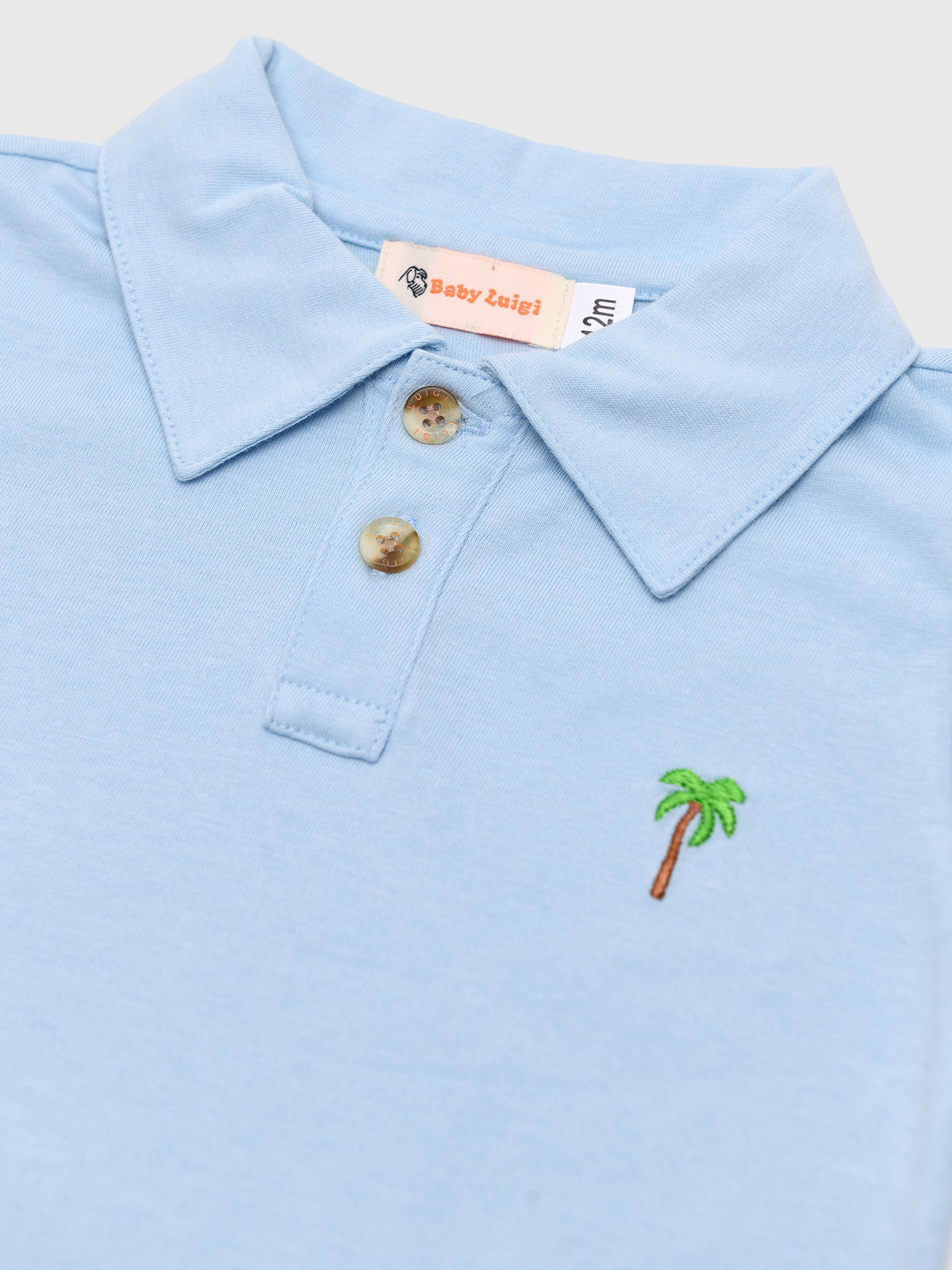 Luigi Boys' Palm Tree Polo