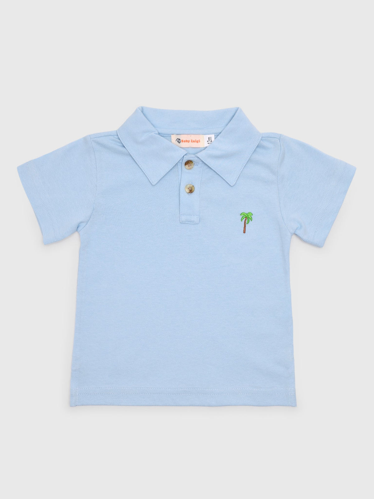 Luigi Boys' Palm Tree Polo