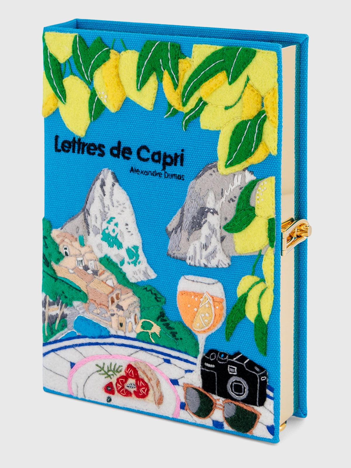 Olympia Le-Tan Lettres de Capri Book Clutch