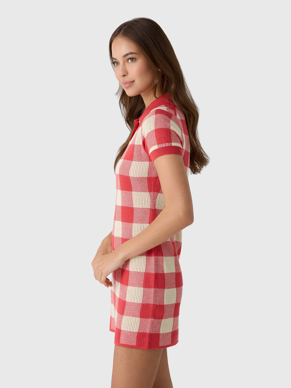 Guest In Residence Women's Gingham Polo Dress